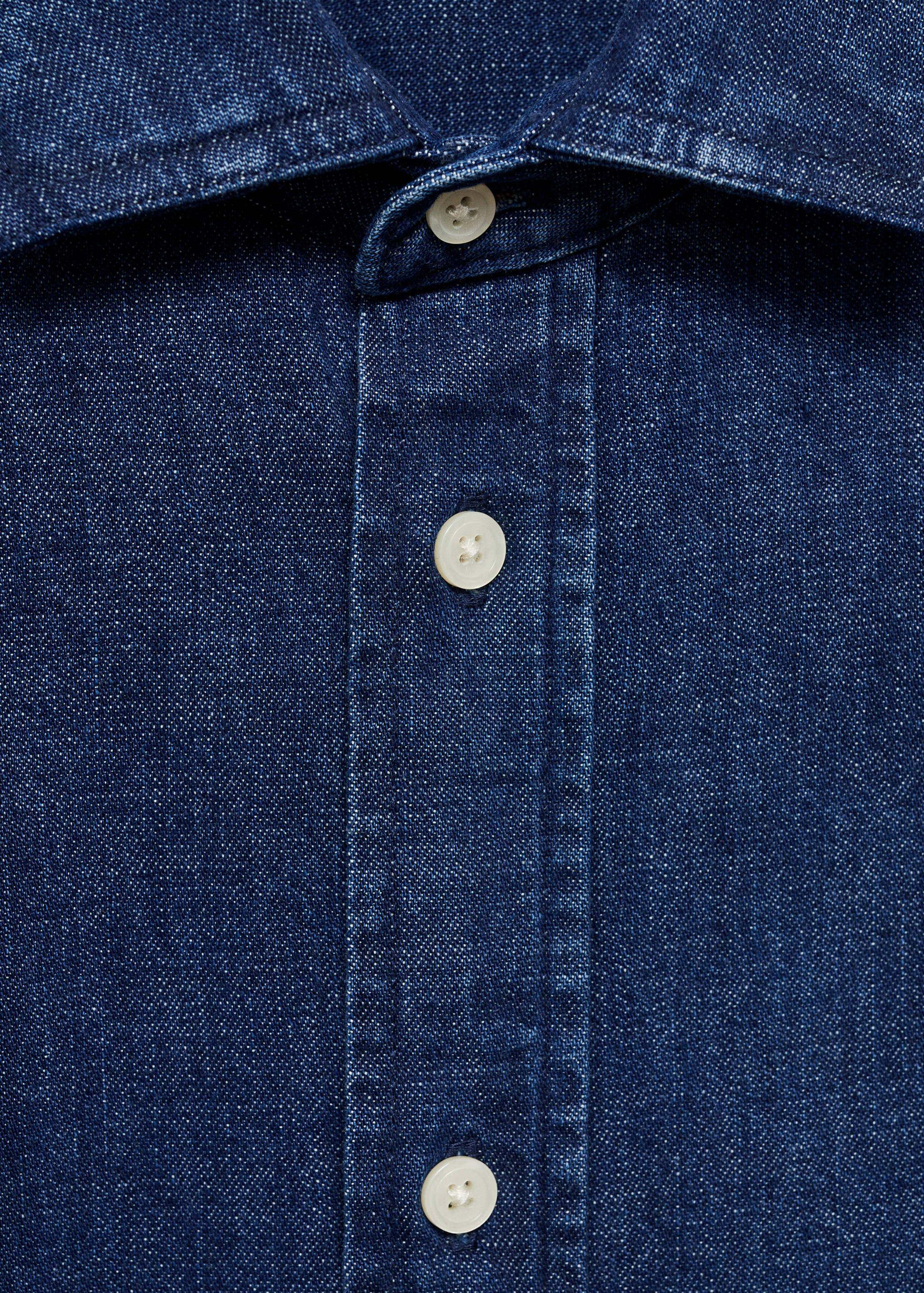 Regular fit denim shirt - Details of the article 8