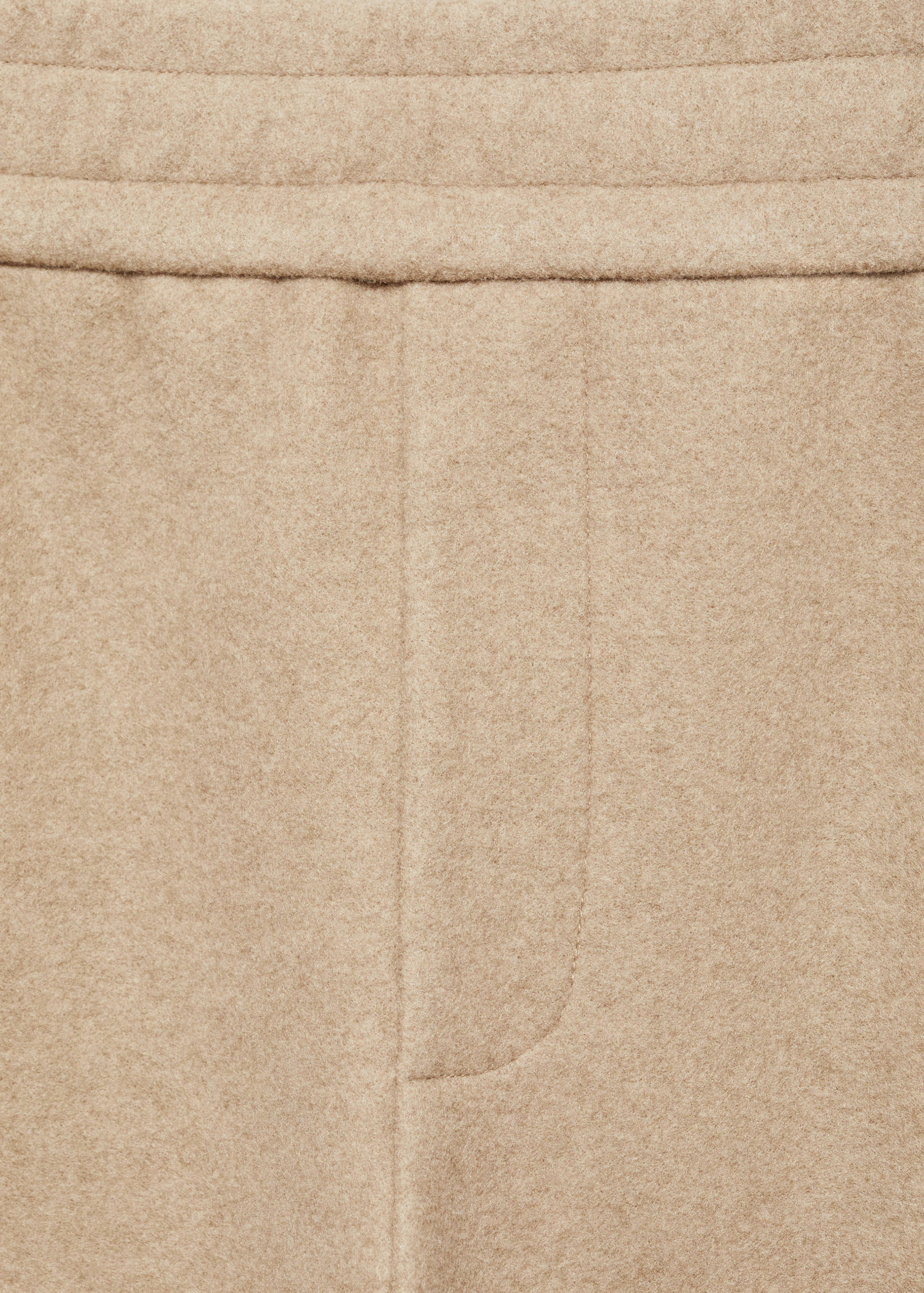 Flannel joggers with drawstring - Details of the article 8