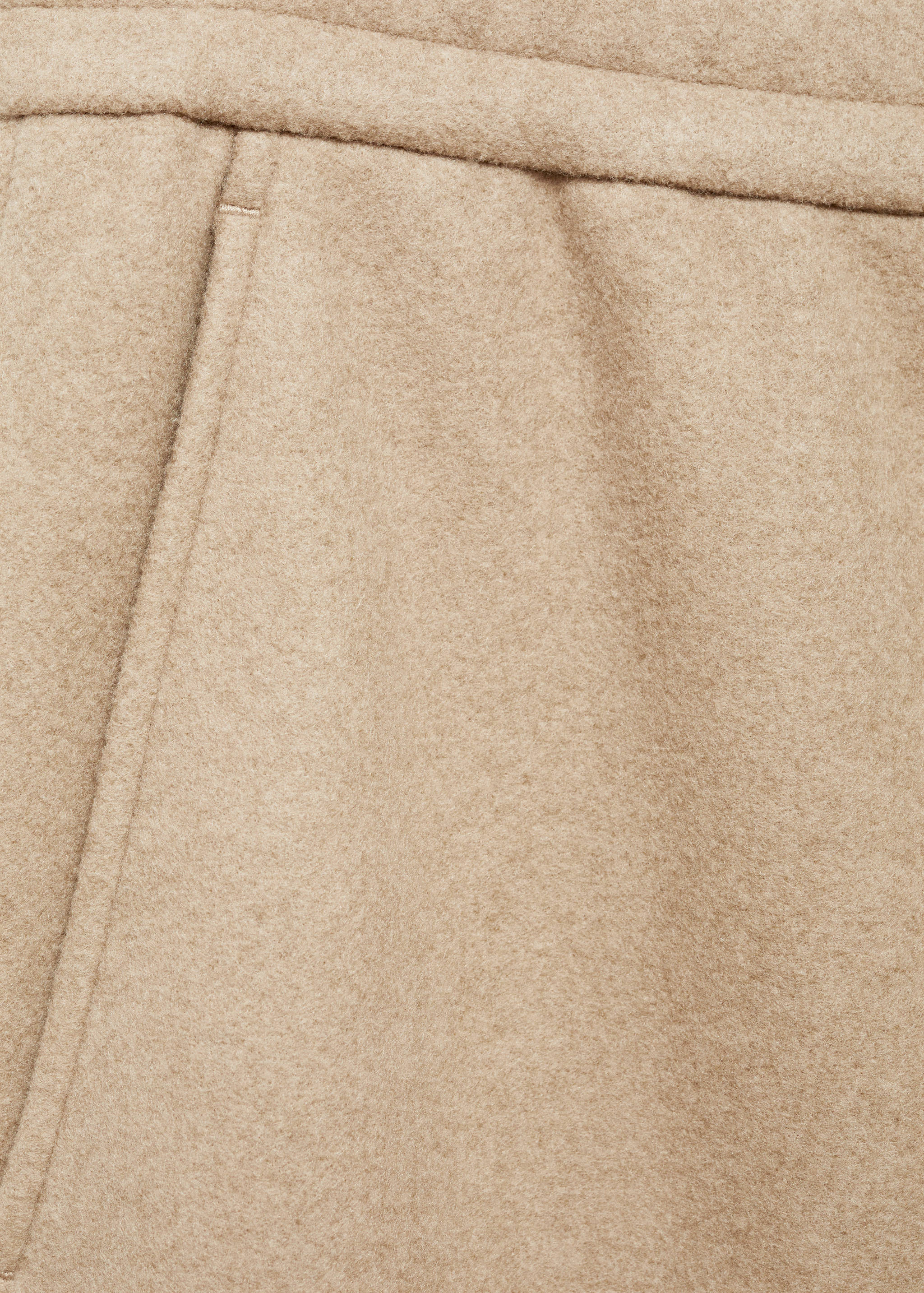 Flannel joggers with drawstring - Details of the article 0