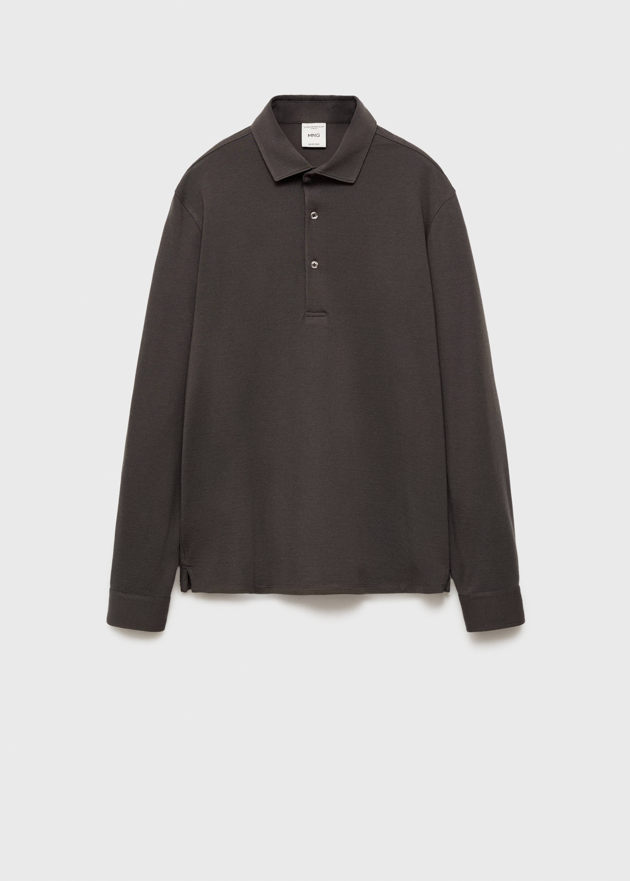 Vlněná polokošile regular fit - Zboží bez modelu