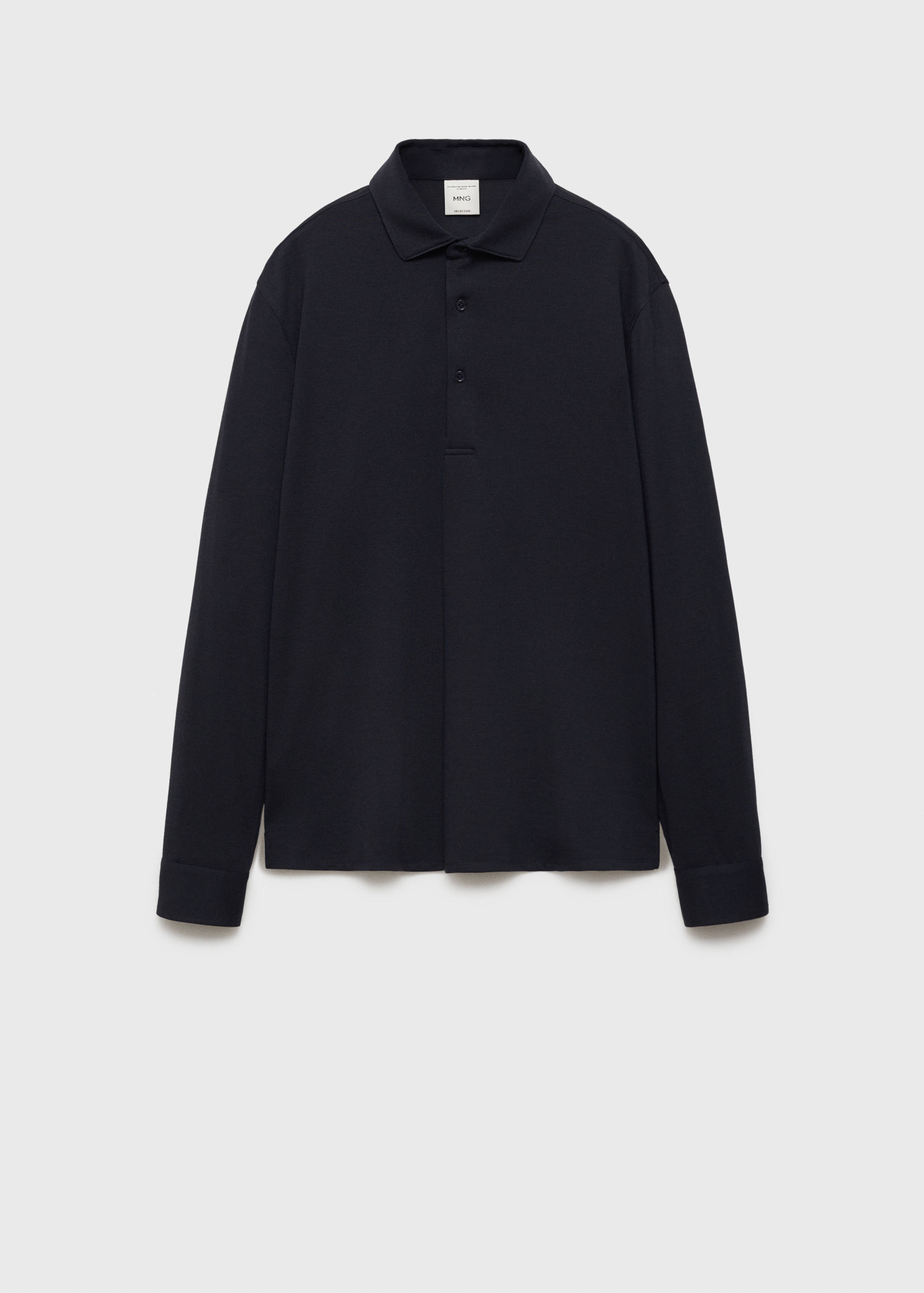 Vlněná polokošile regular fit - Zboží bez modelu