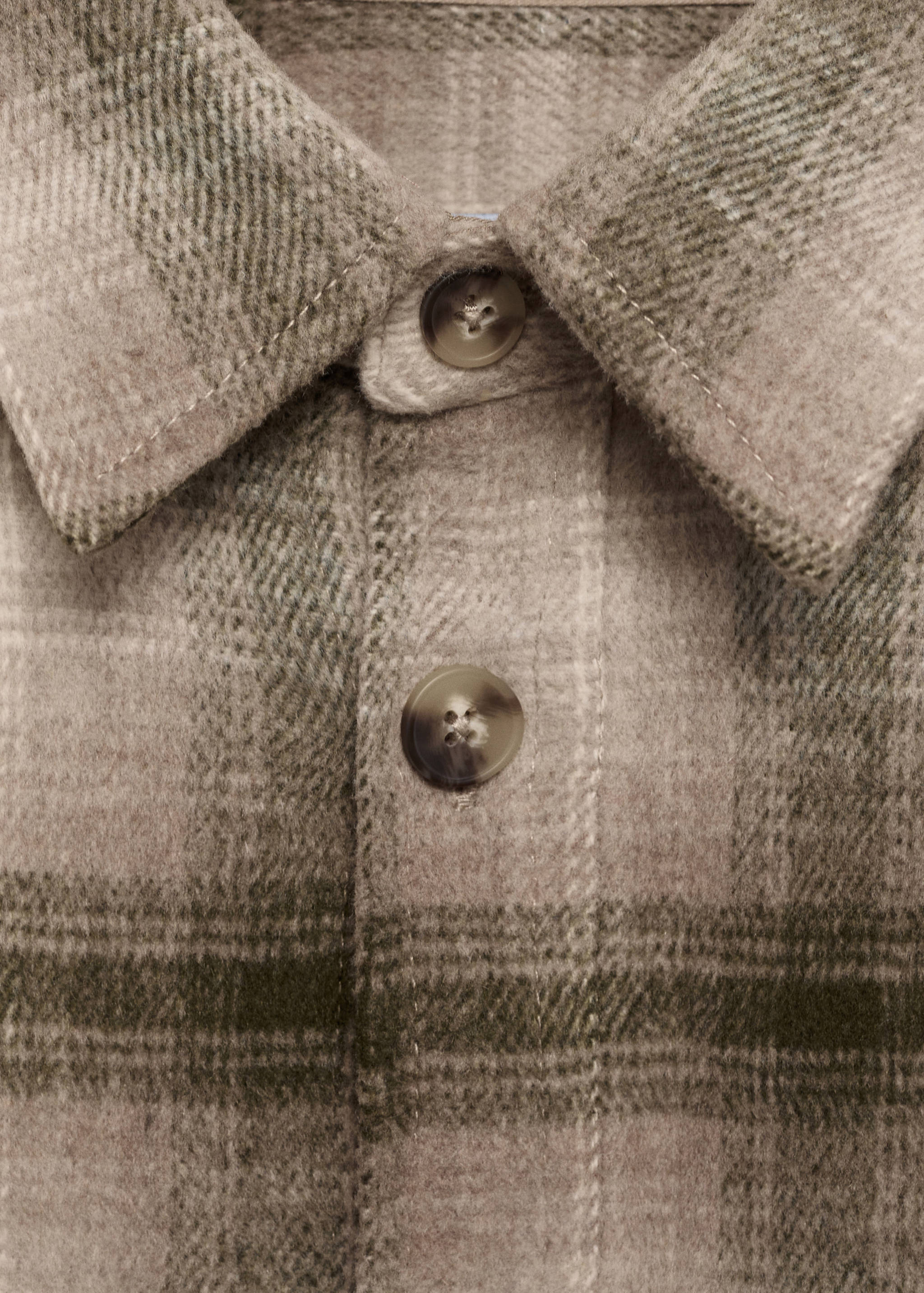 Wełniana koszula wierzchnia w kratę - Szczegóły artykułu 8