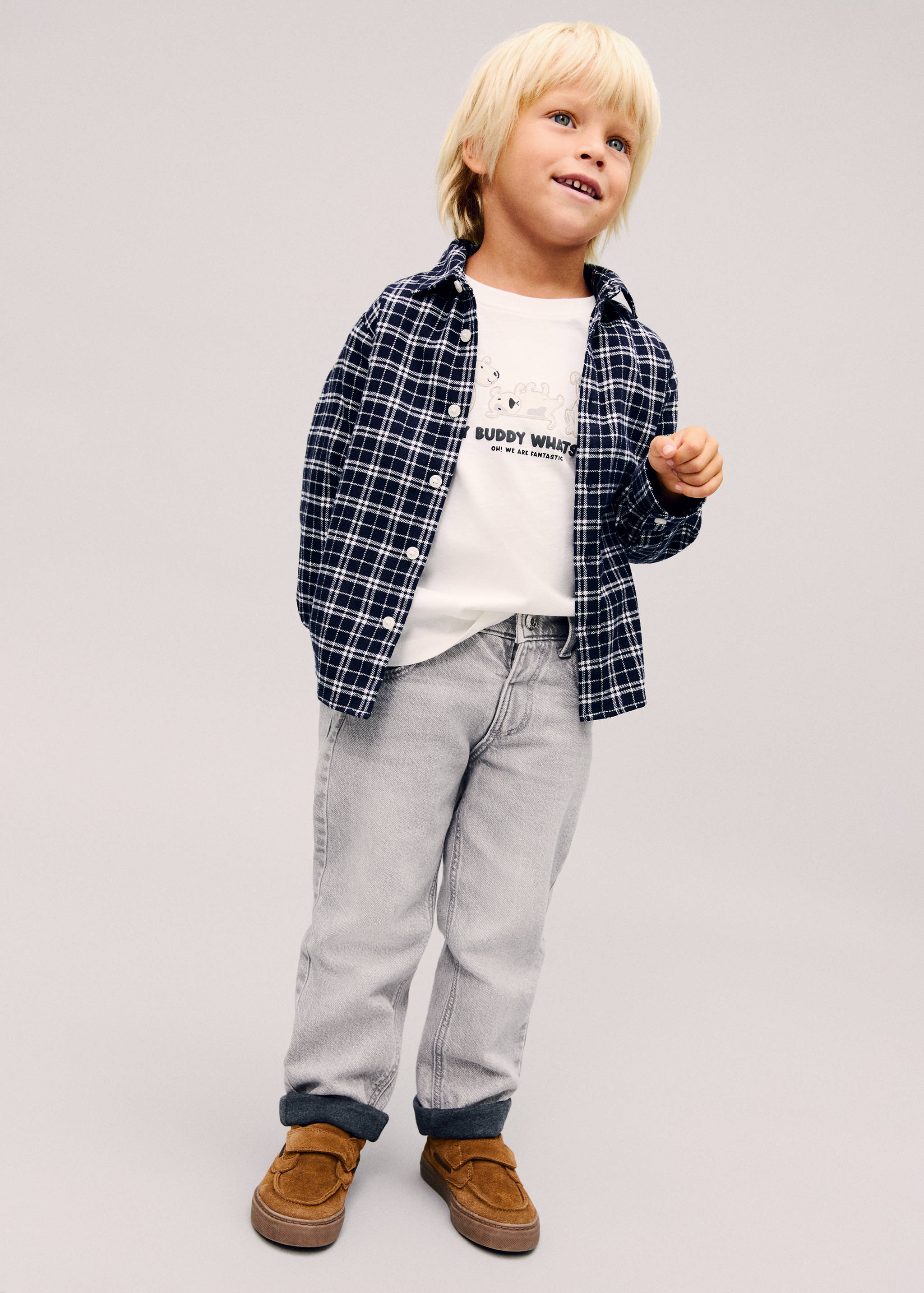 Drawstring waist jeans - Details of the article 5