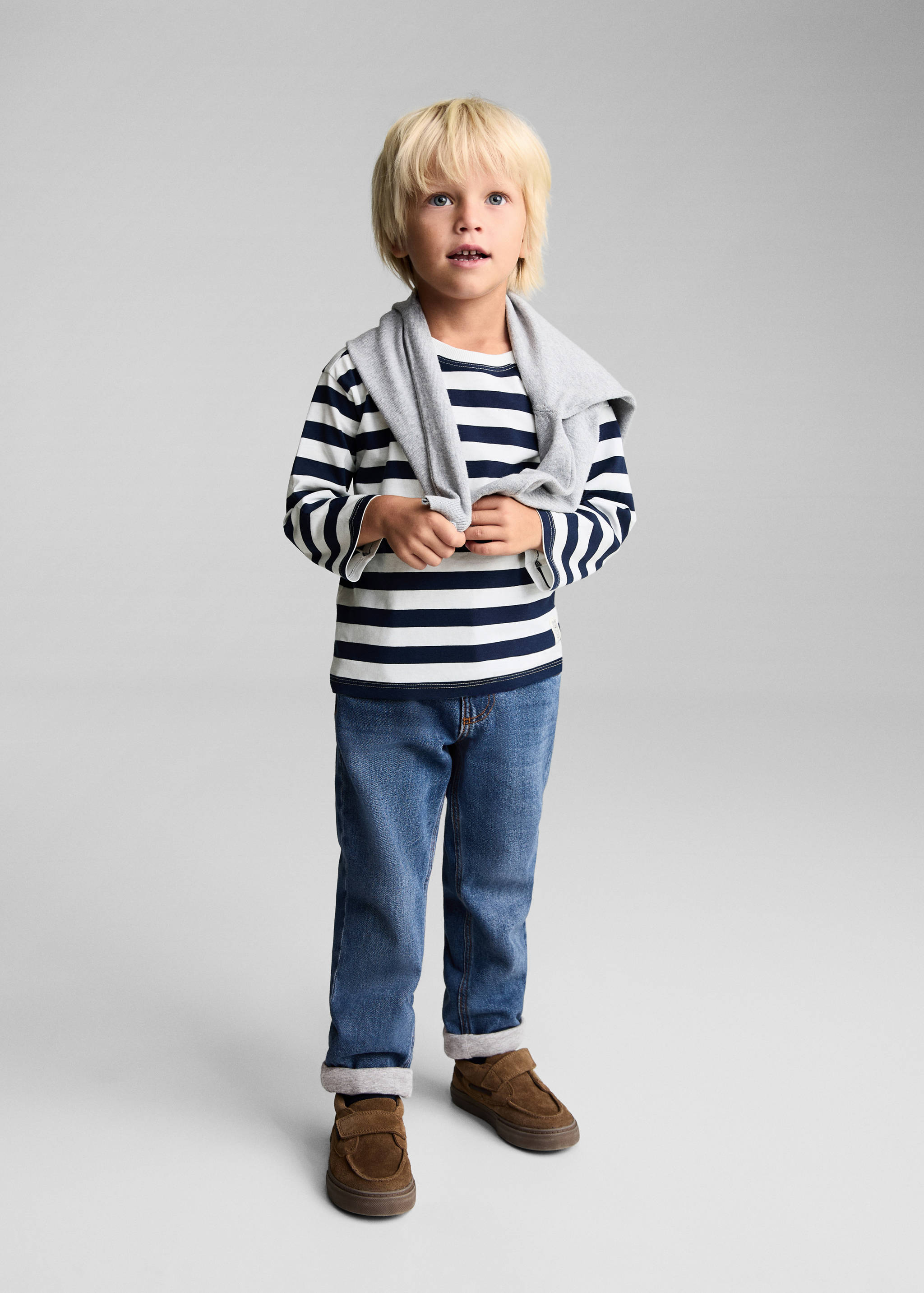 Drawstring waist jeans - General plane