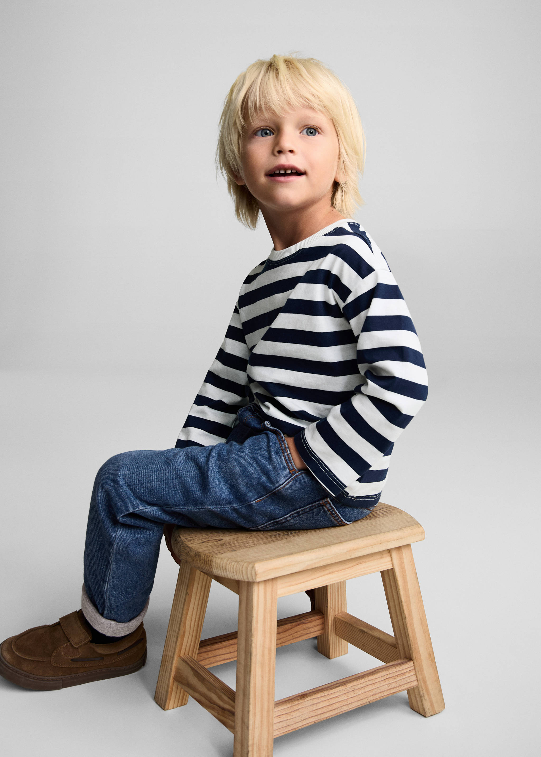 Drawstring waist jeans - Details of the article 1