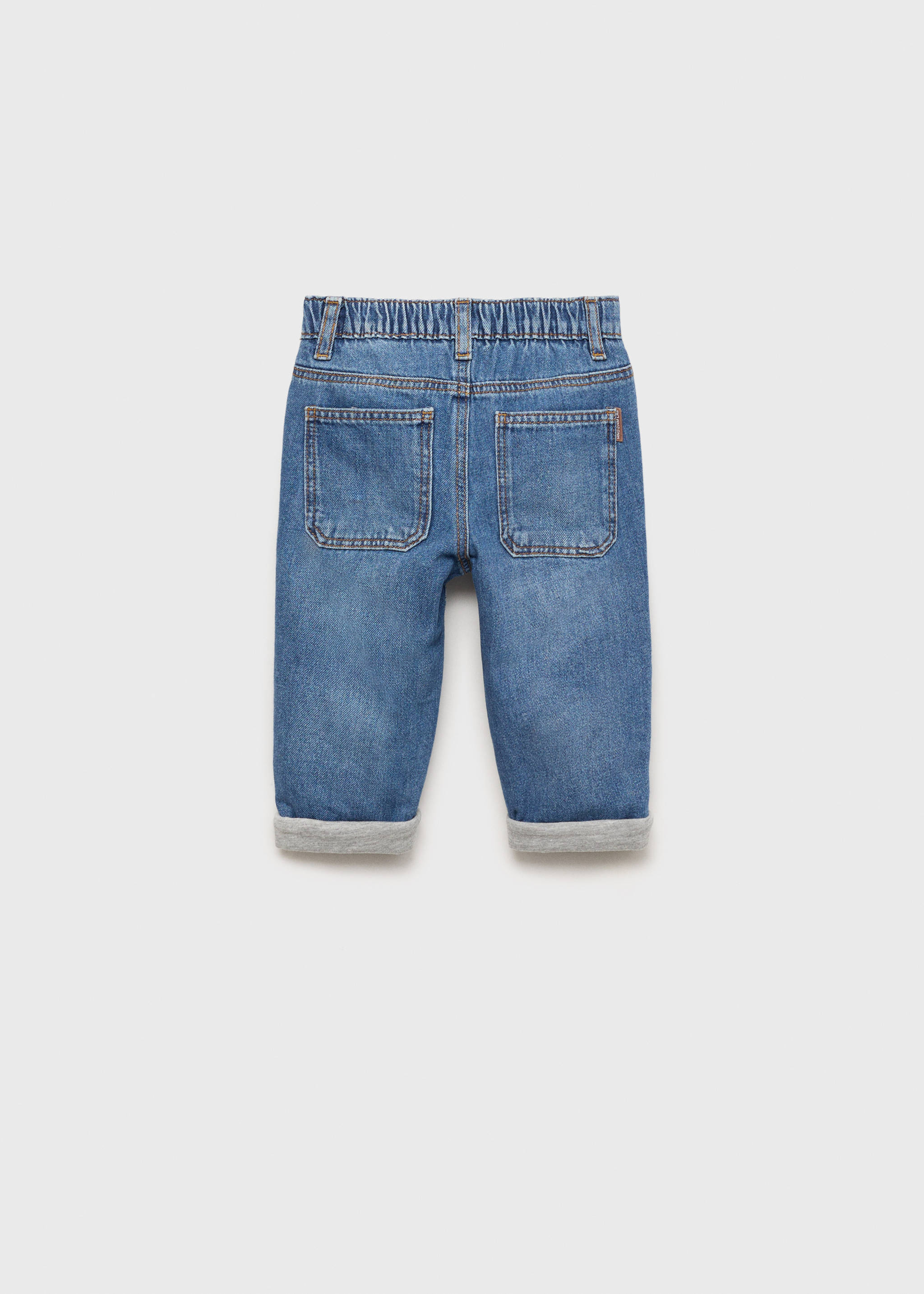 Drawstring waist jeans - Reverse of the article