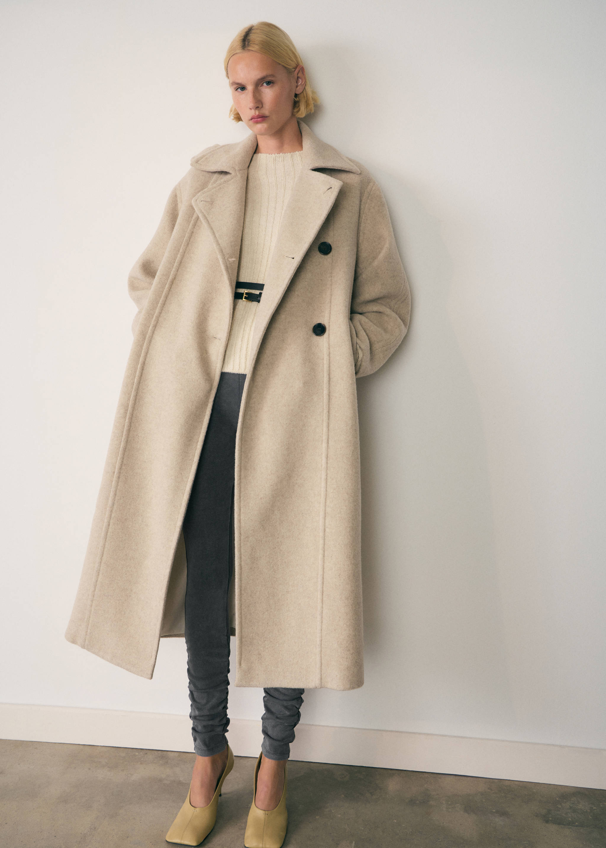 Leggings bajo fruncido - Plano general