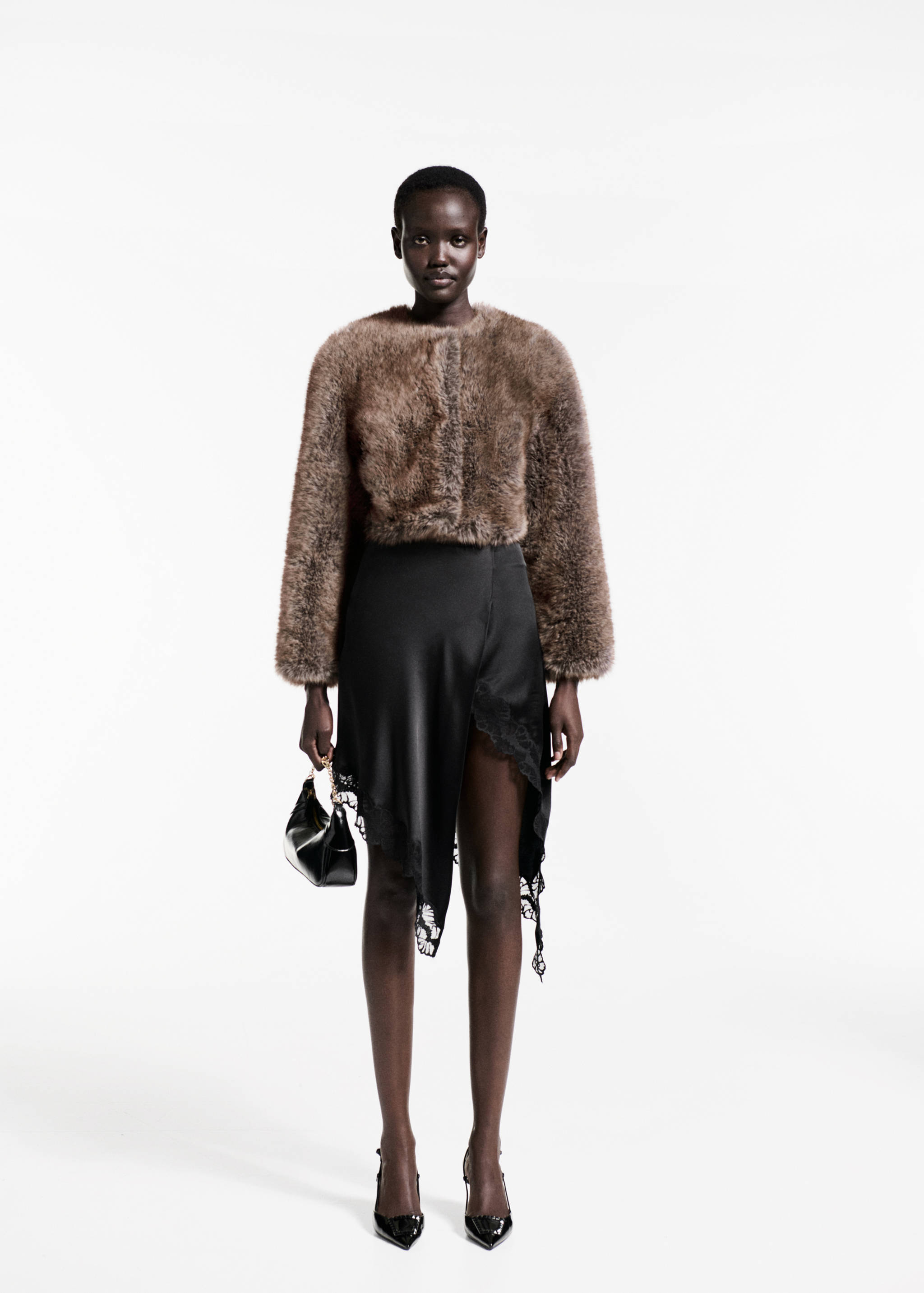 Veste imitation fourrure - Plan général