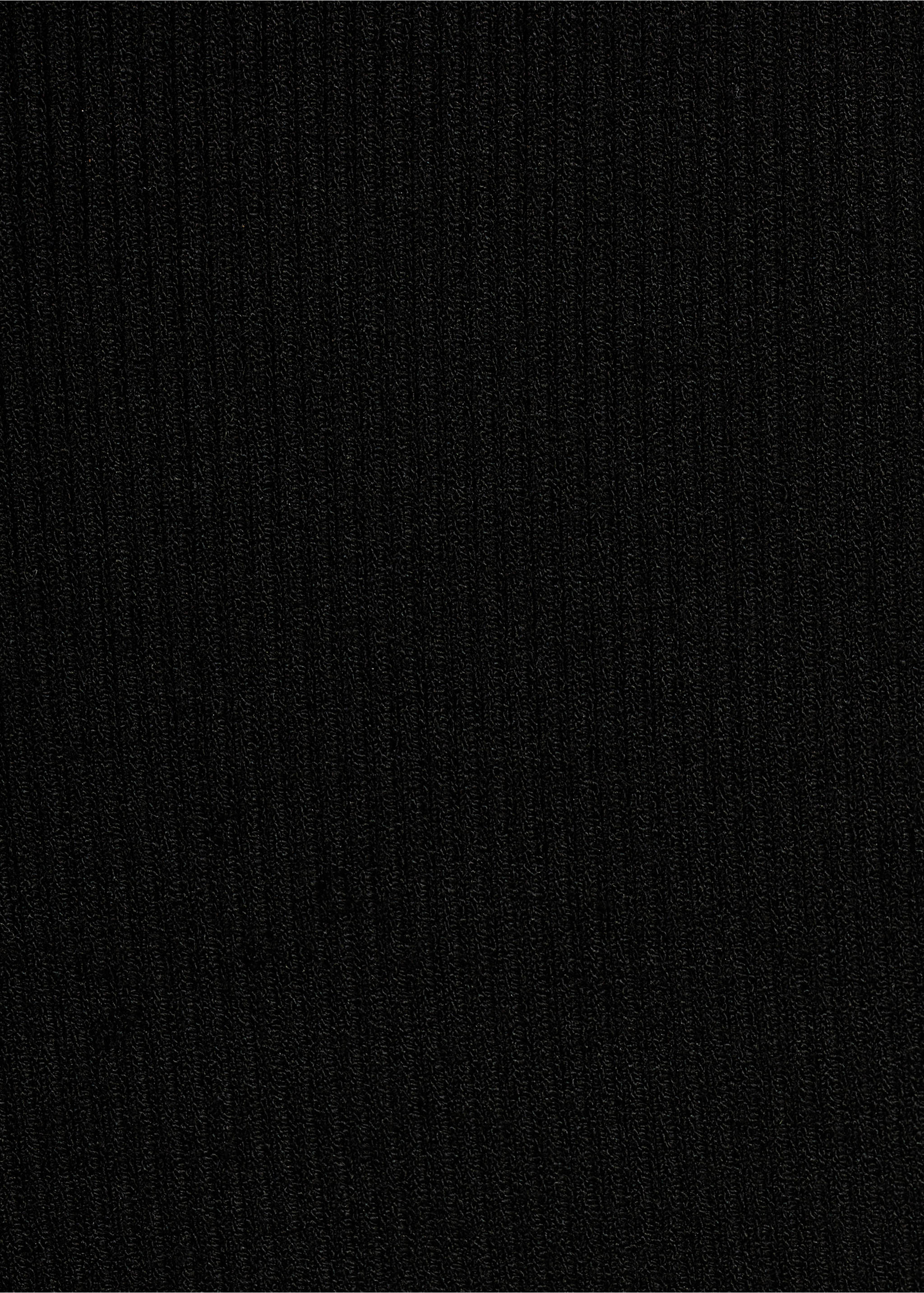 Ribbed flared leggings - Details of the article 0, Black. Ref: 77098272-00.