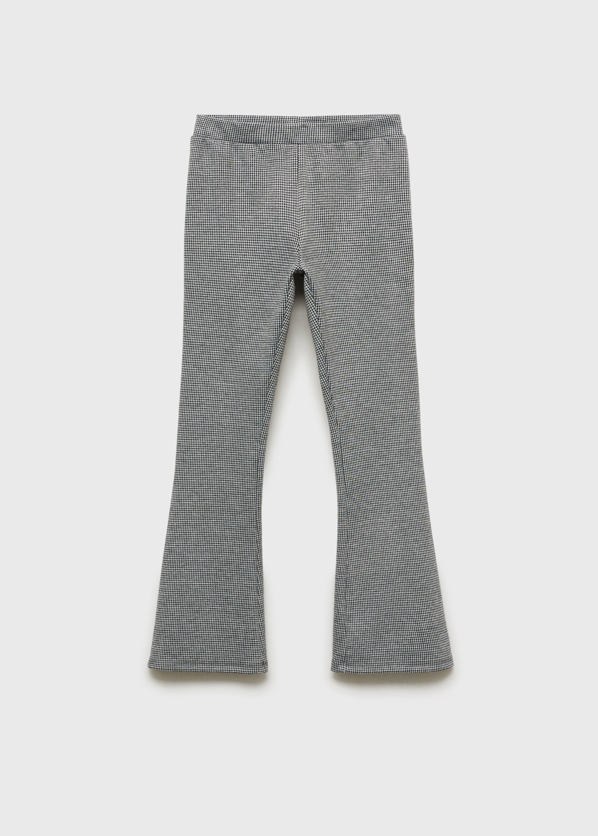 Legginsy flare w pepitkę - Artykuł bez modela/modelki