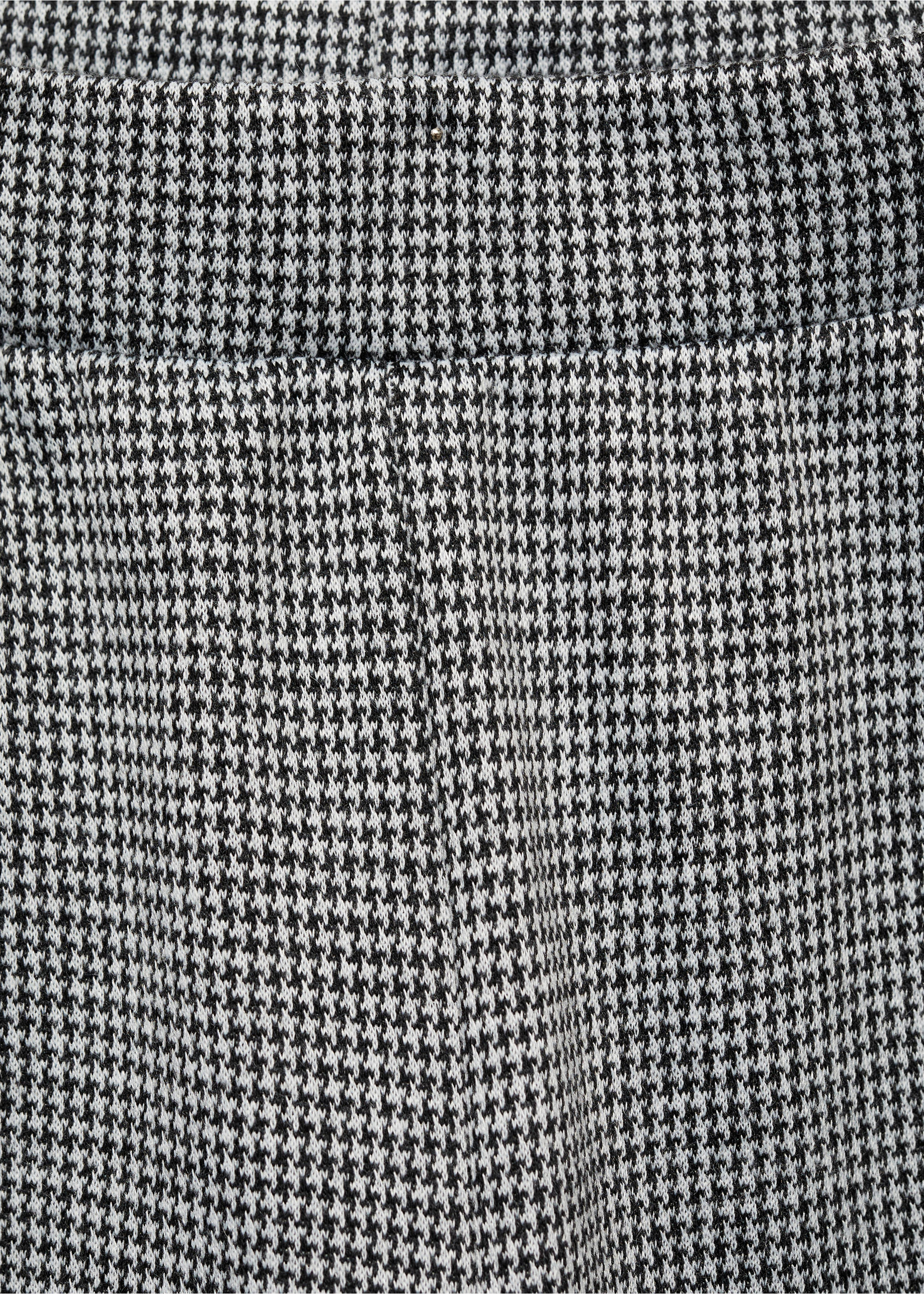 Flare Houndstooth Leggings - Details of the article 8, Black. Ref: 77098274-00.
