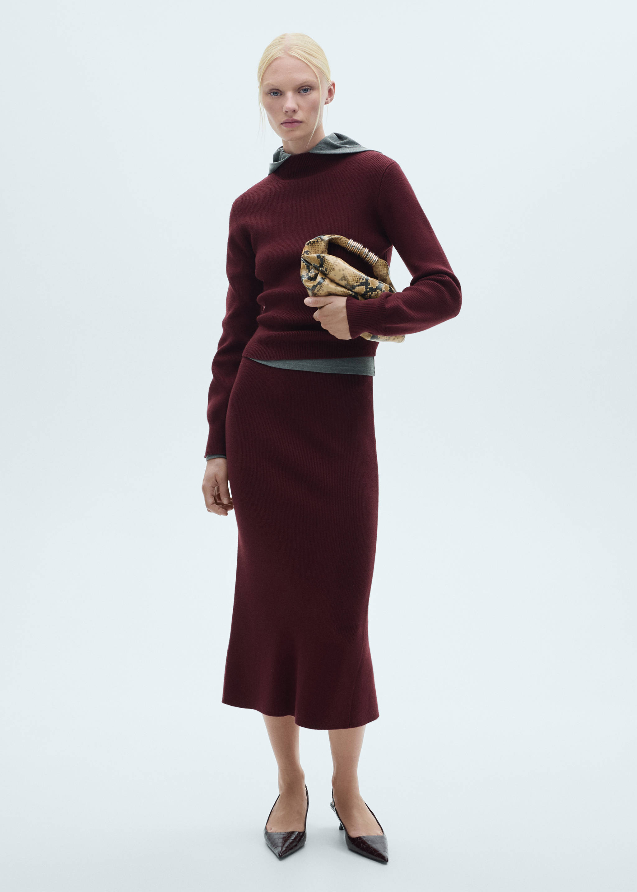 Midi-Strickrock - Allgemeine Ansicht