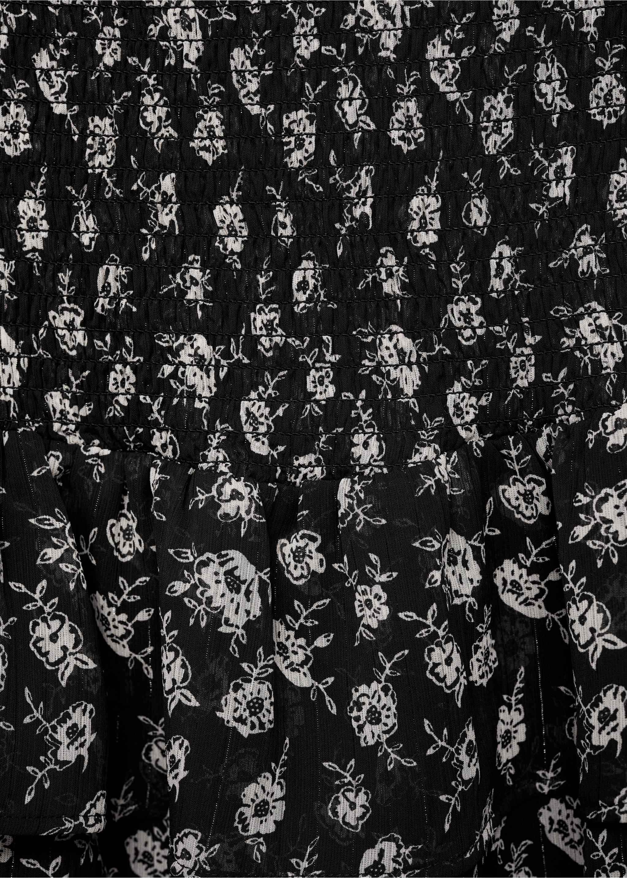 Blumenrock mit Rüschen - Detail des Artikels 8, Schwarz. Ref: 77098277-00.