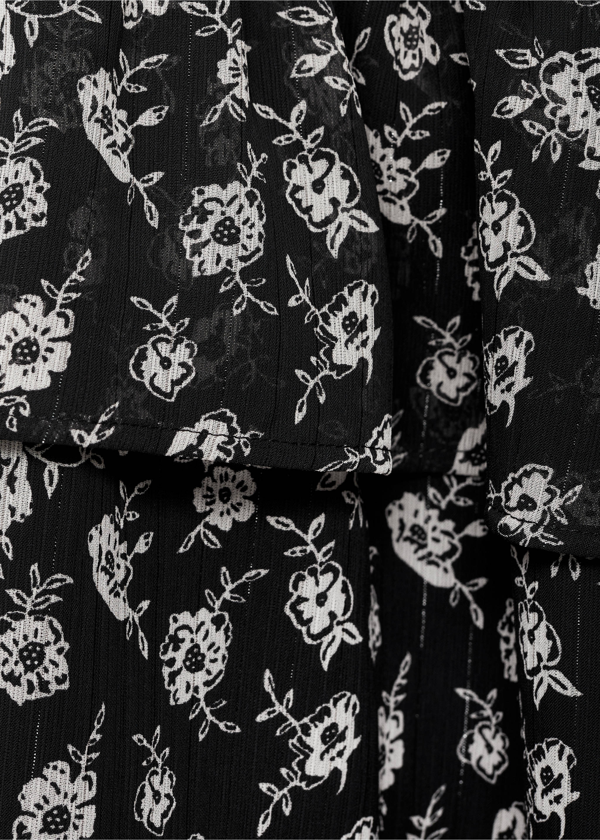 Blumenrock mit Rüschen - Detail des Artikels 0, Schwarz. Ref: 77098277-00.