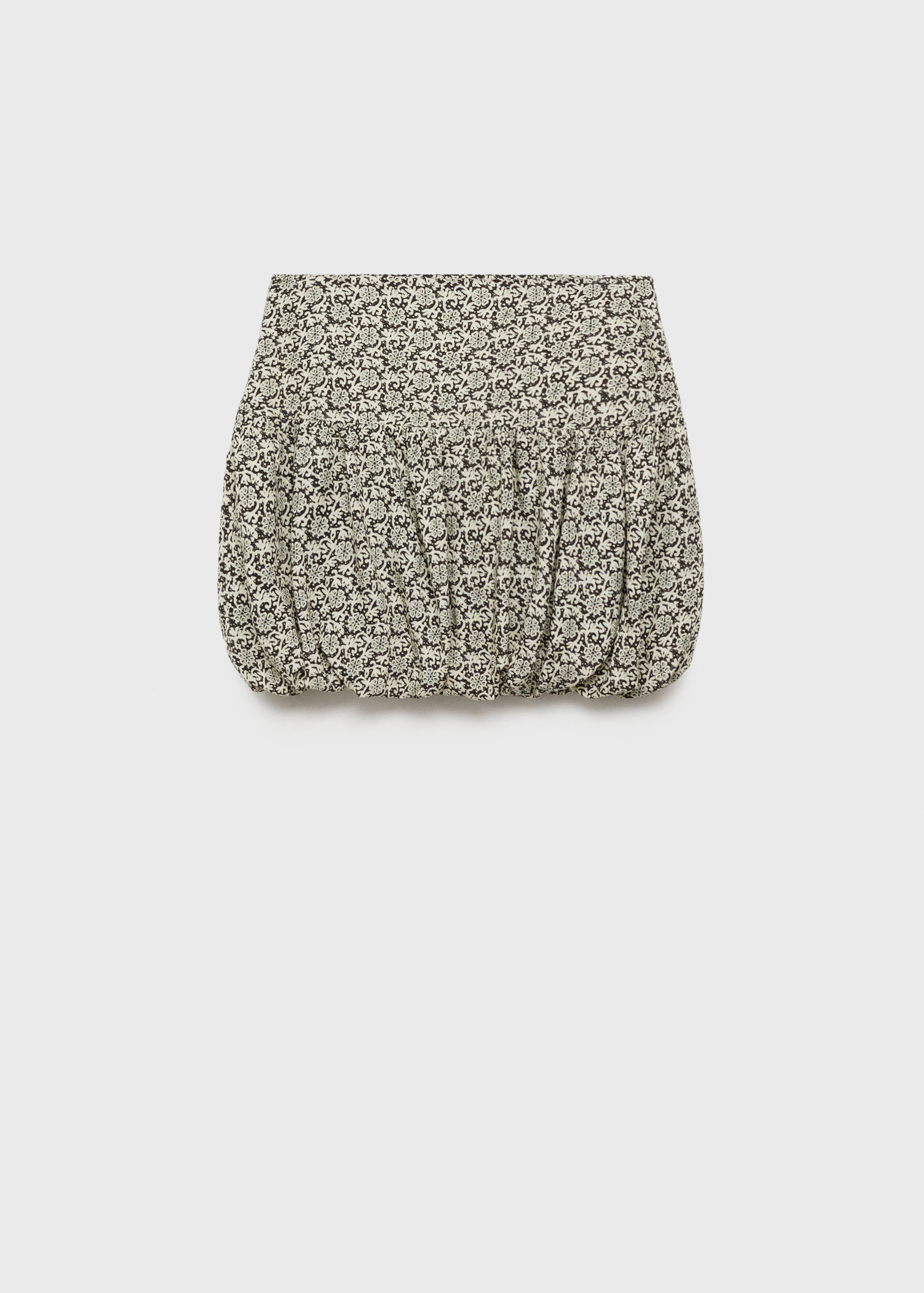 Floral-print balloon skirt - Article without model