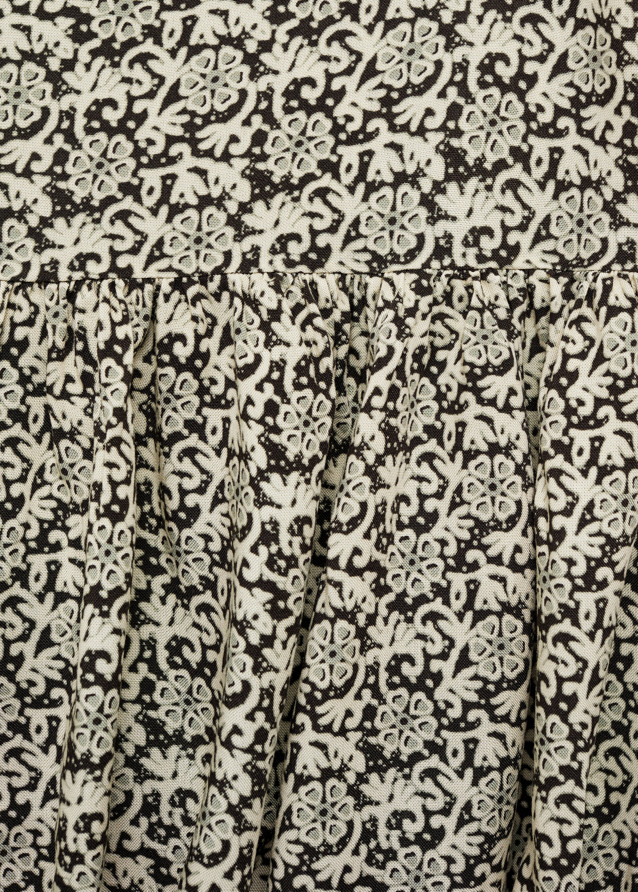 Floral-print balloon skirt - Details of the article 8