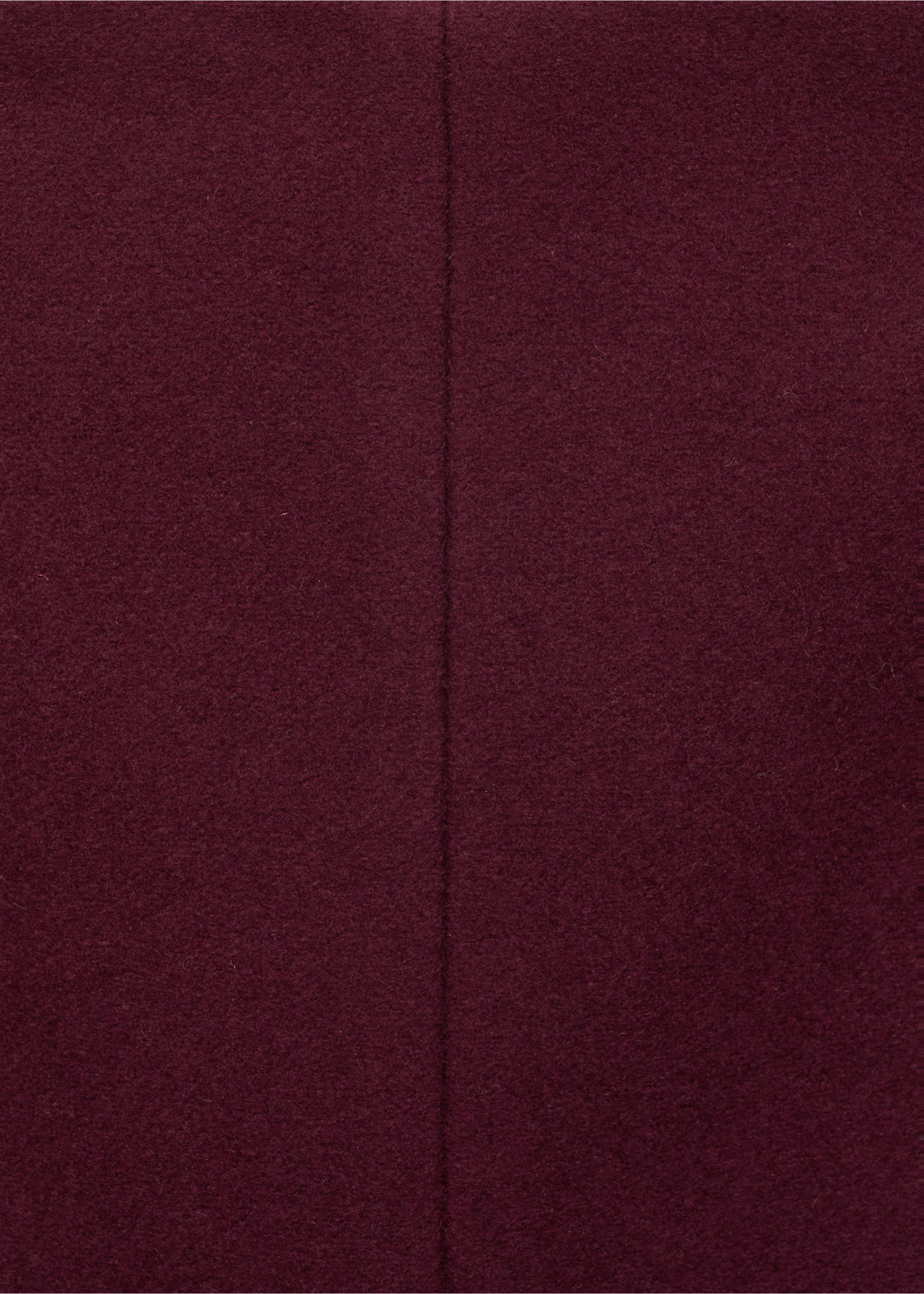 Wool skirt with slit - Details of the article 8, Burgundy. Ref: 77098283-00.