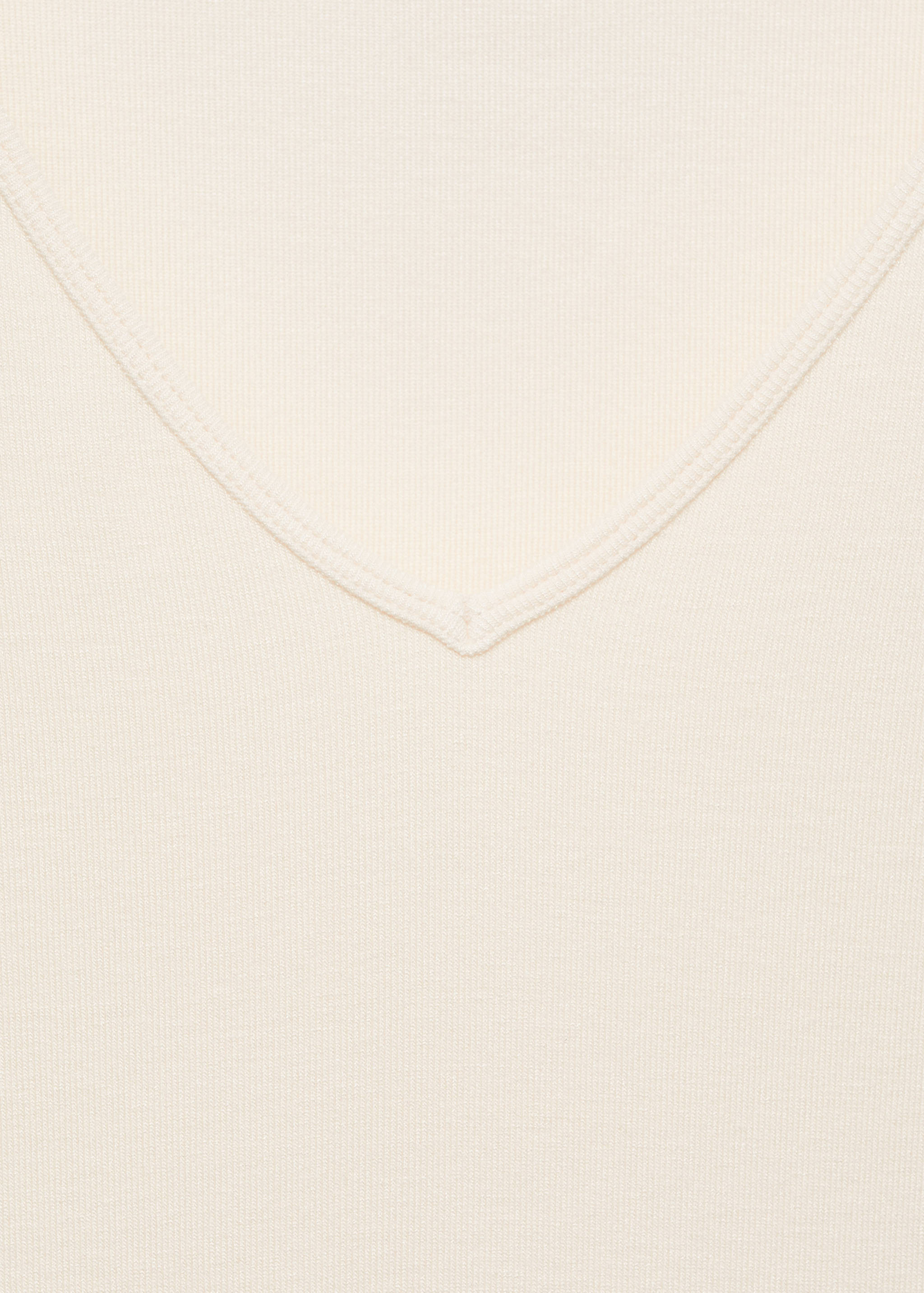 Long-sleeved V-neck T-shirt - Details of the article 8