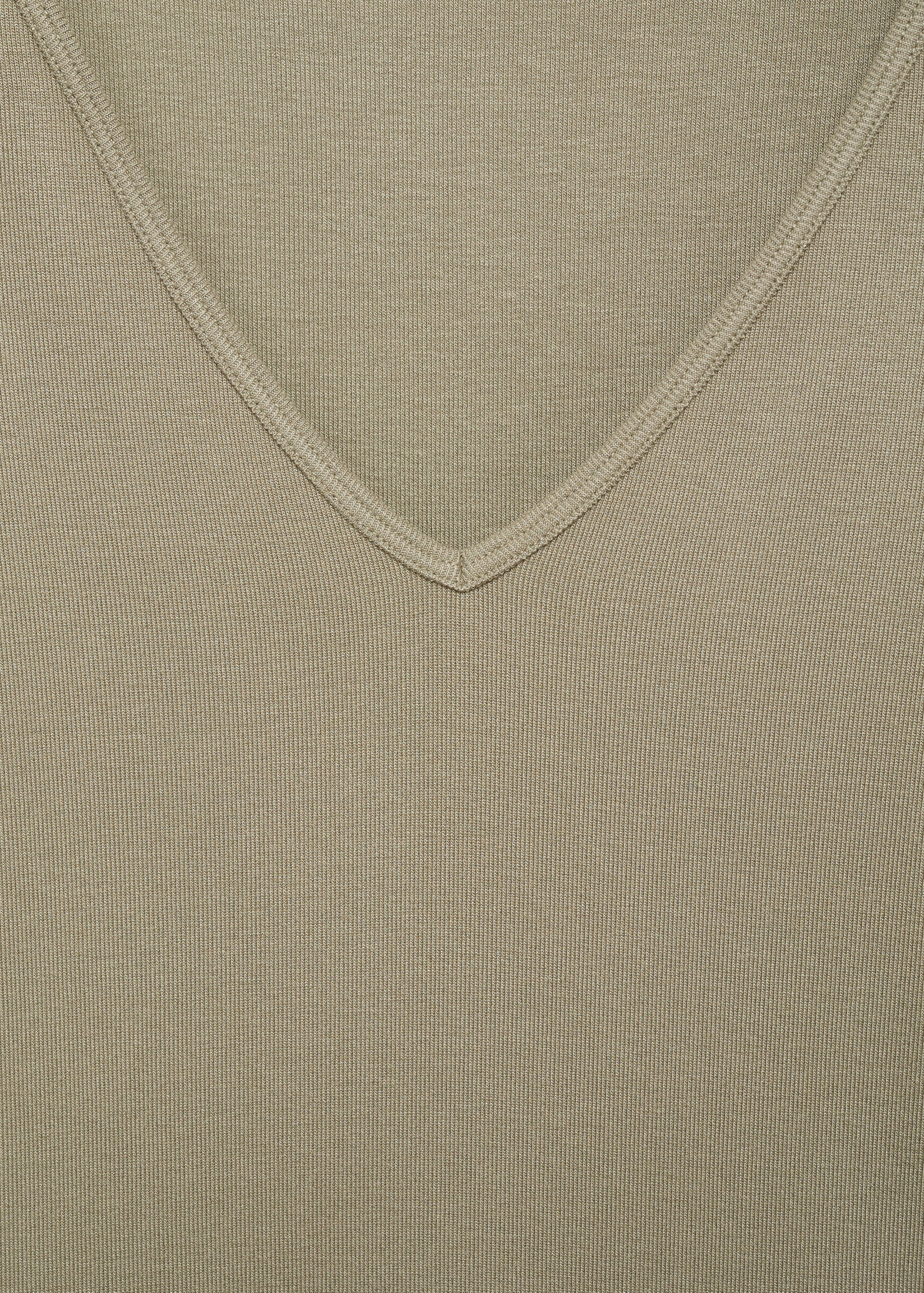Long-sleeved V-neck T-shirt - Details of the article 8