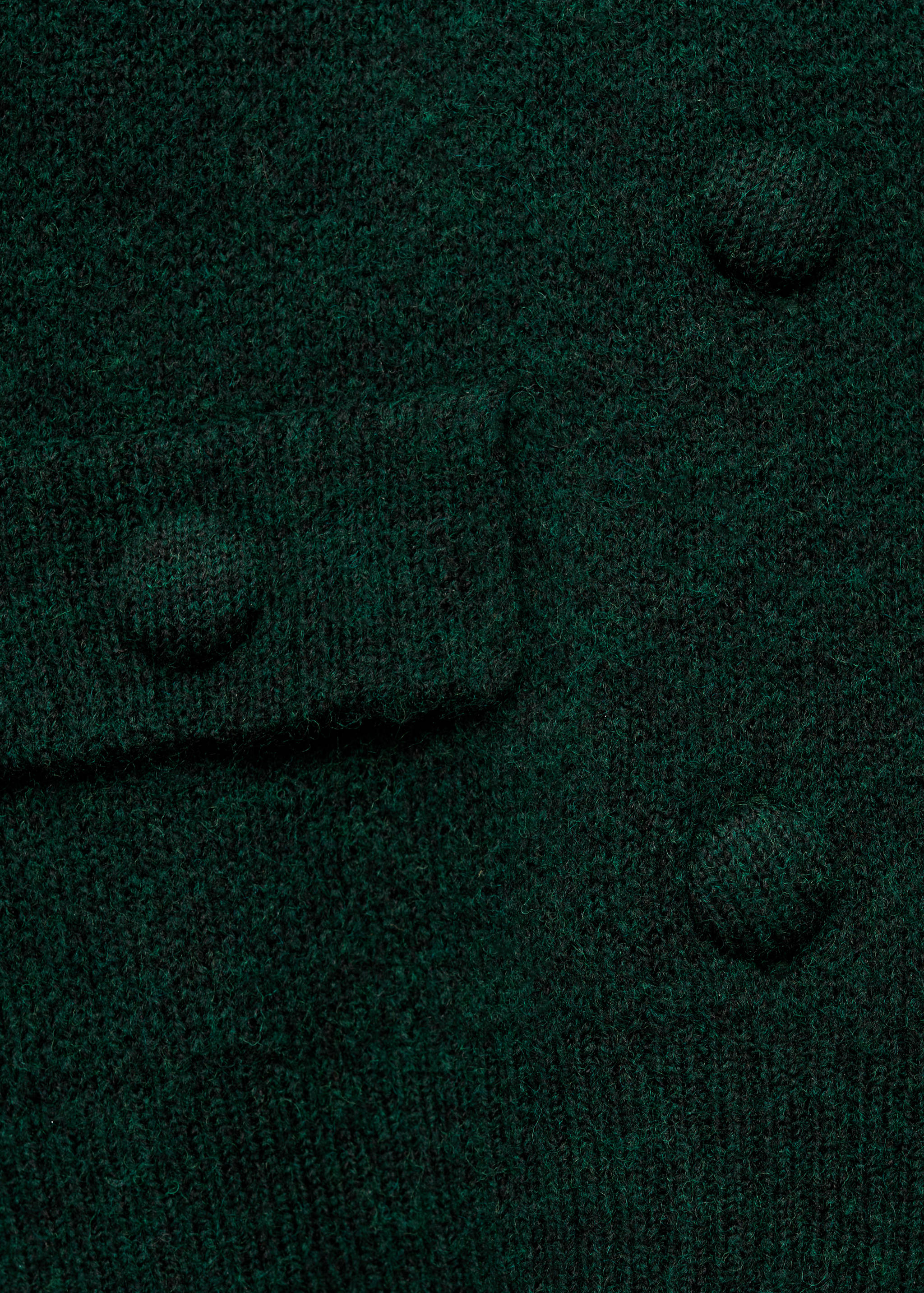 Double-breasted knitted jacket - Details of the article 0
