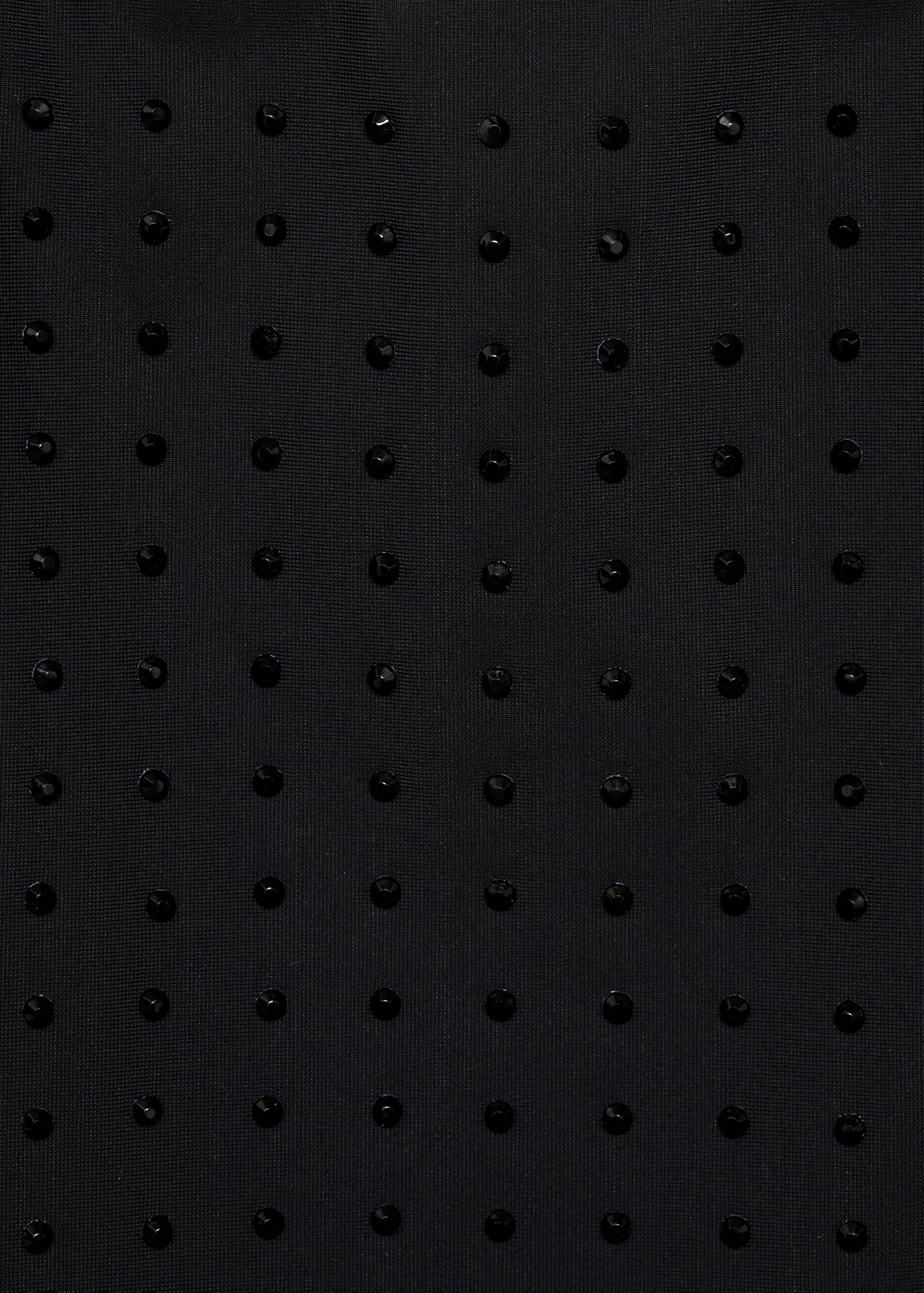 Gathered bodysuit with rhinestone detail - Details of the article 0