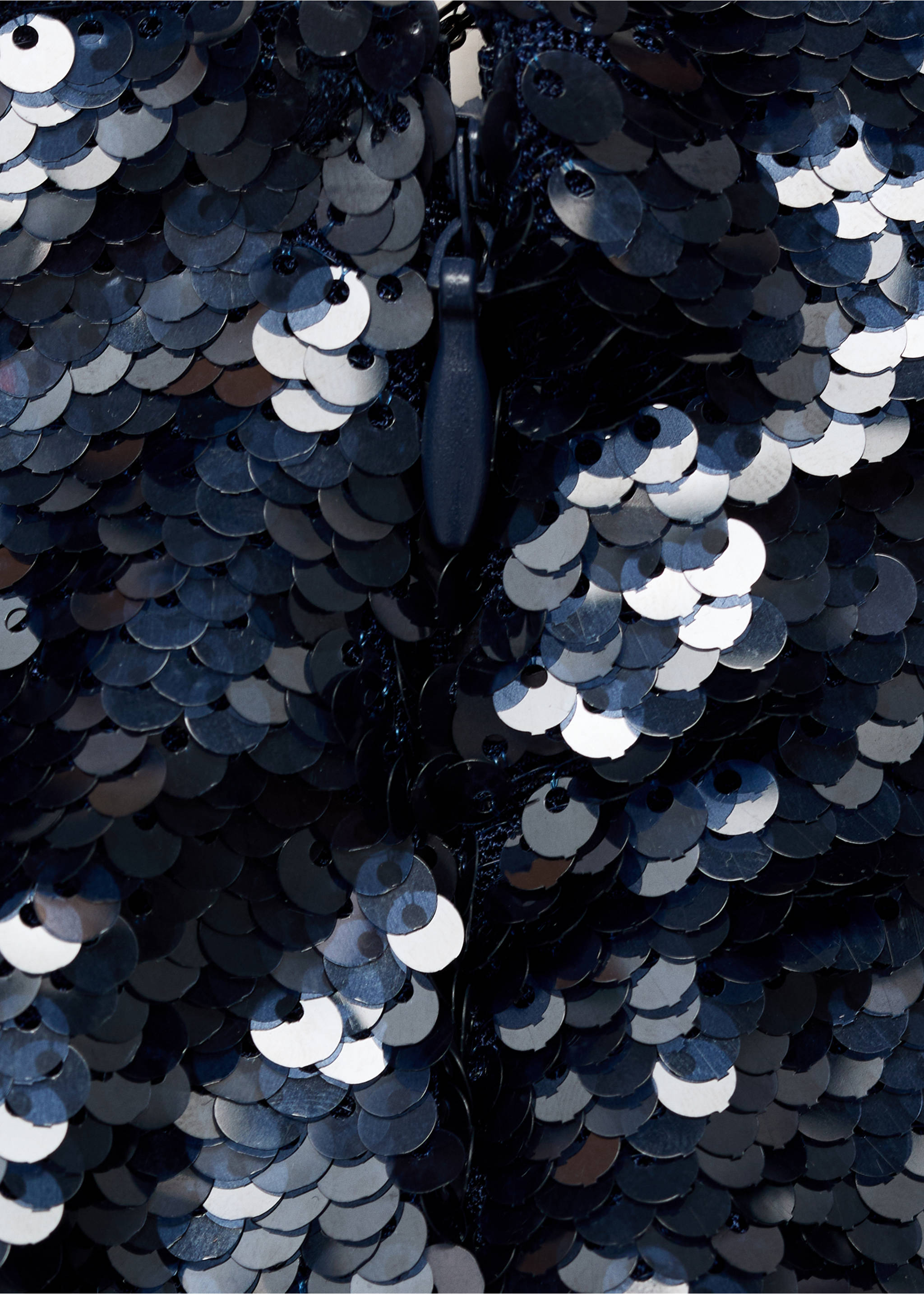 Minifalda lentejuelas - Detalle del artículo 8, Azul noche. Ref: 77099059-00.