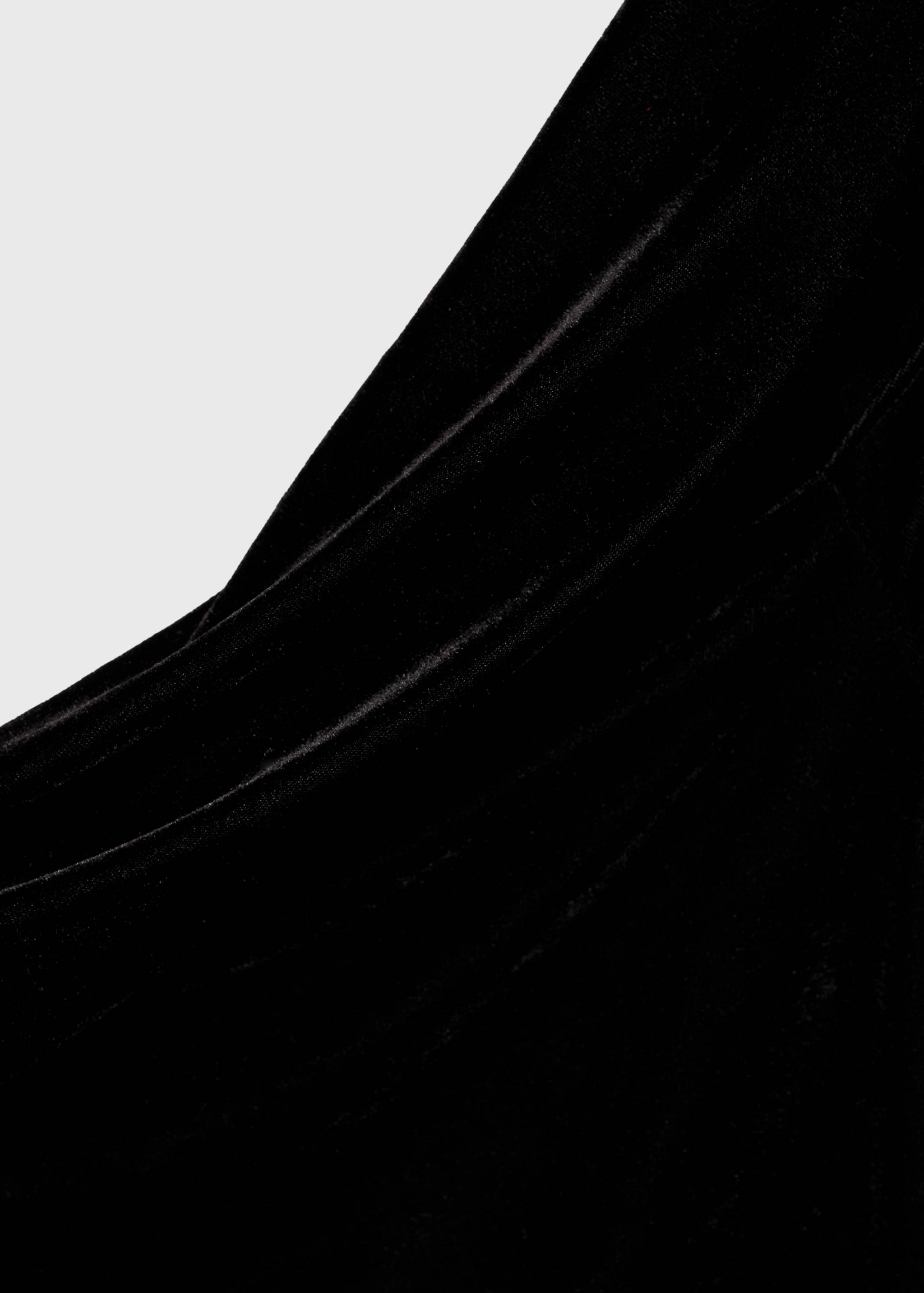 Κορμάκι ασύμμετρο βελούδο - Λεπτομέρεια του προϊόντος 8