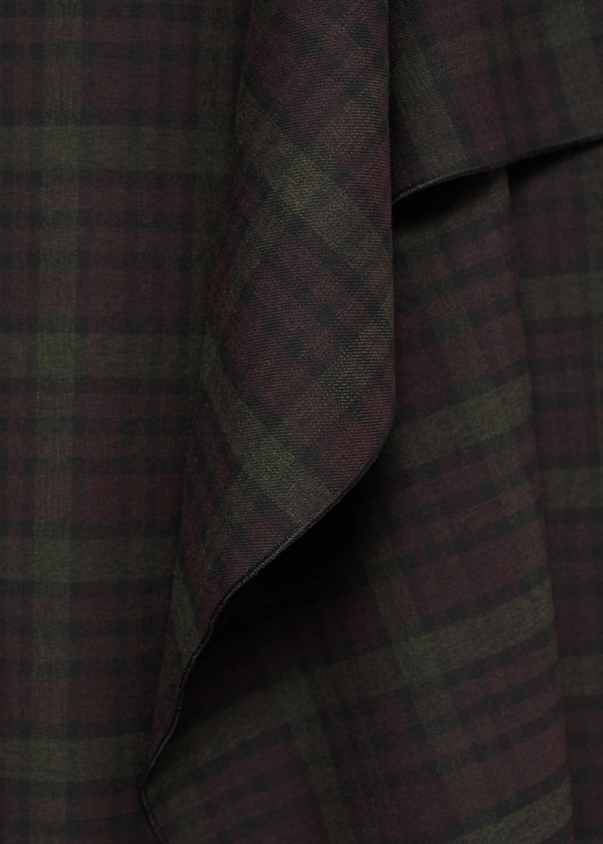 Checked asymmetric skirt - Details of the article 8