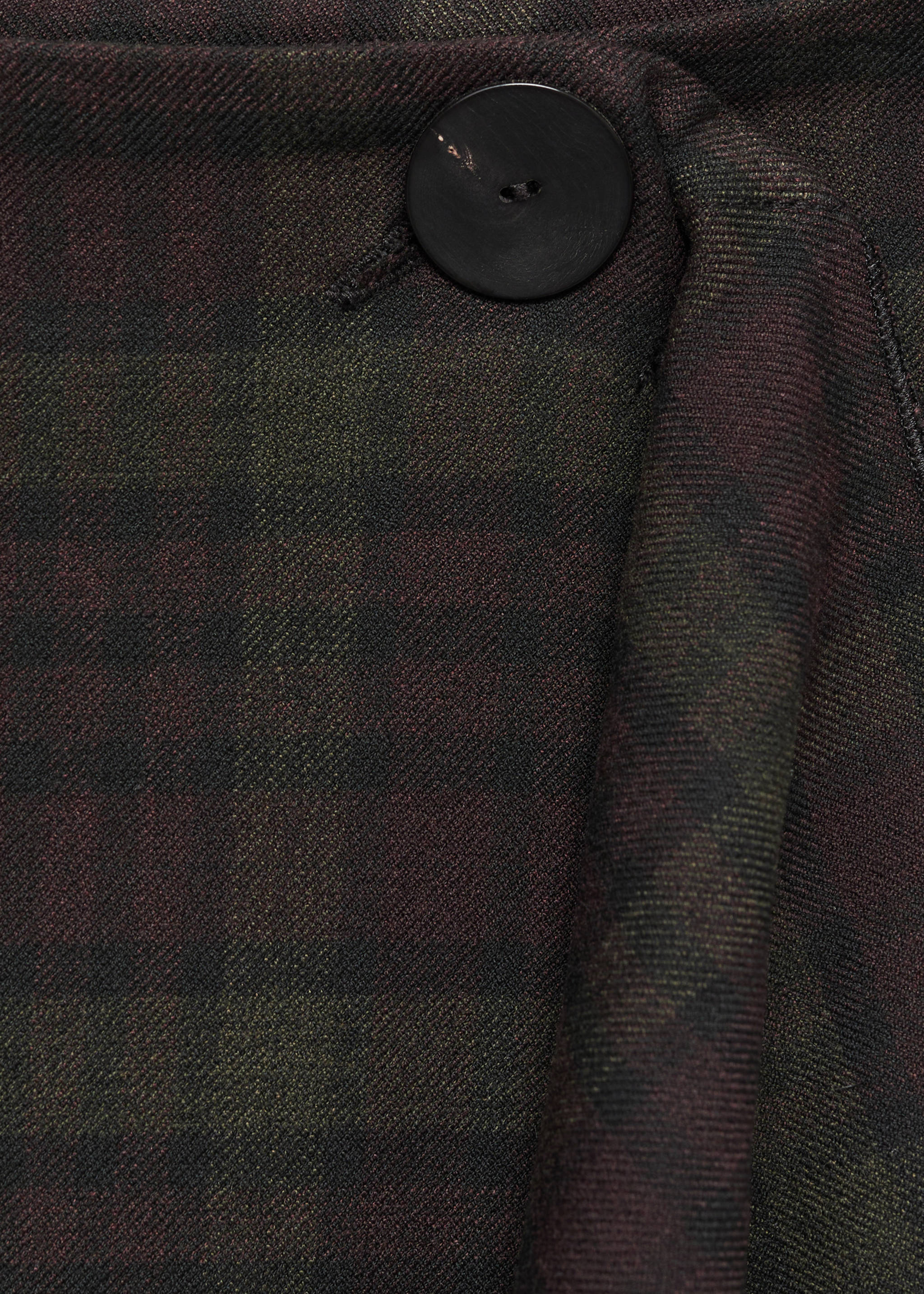 Checked asymmetric skirt - Details of the article 0