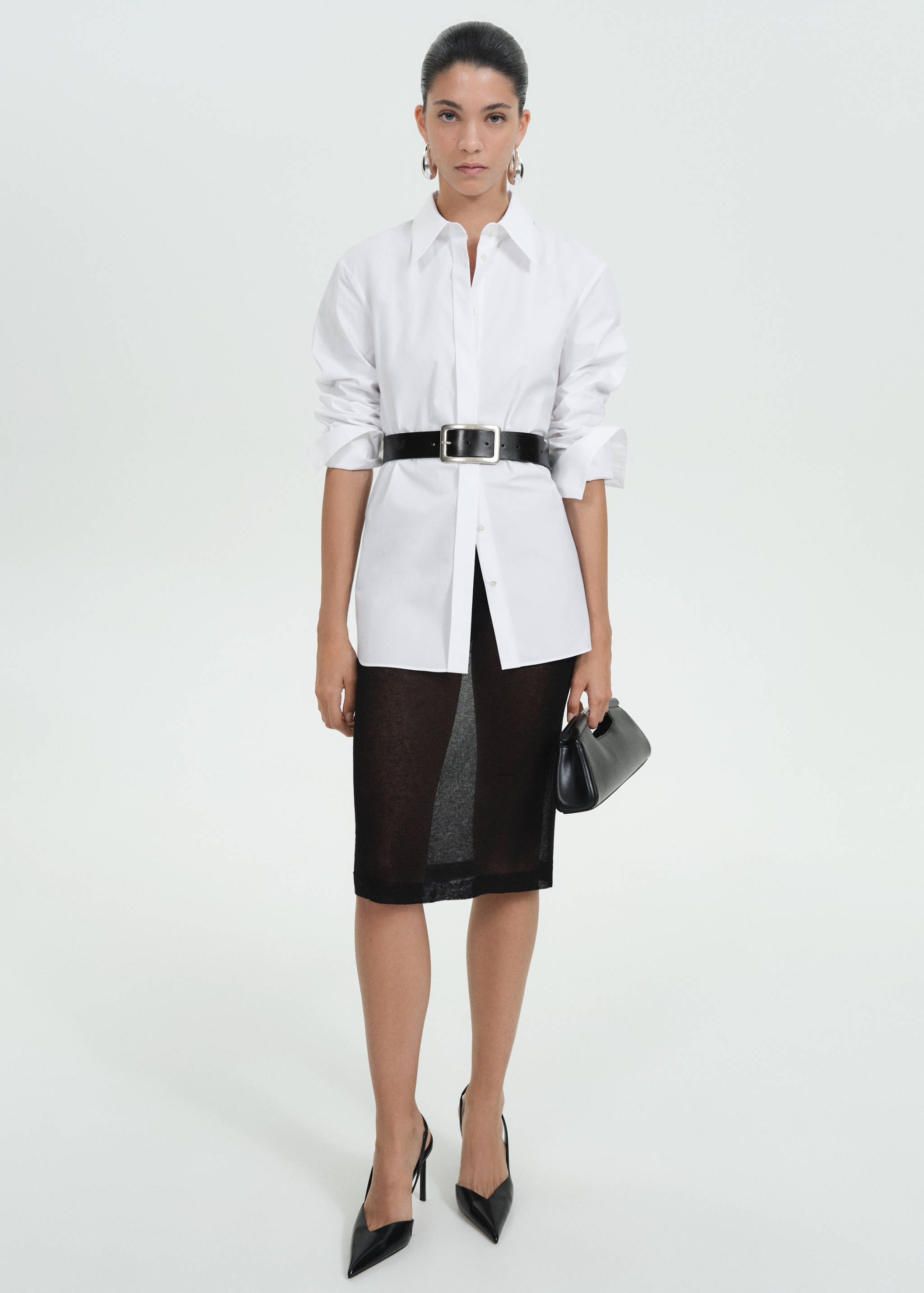 Oversized-Hemd aus 100 % Baumwolle - Detail des Artikels 2