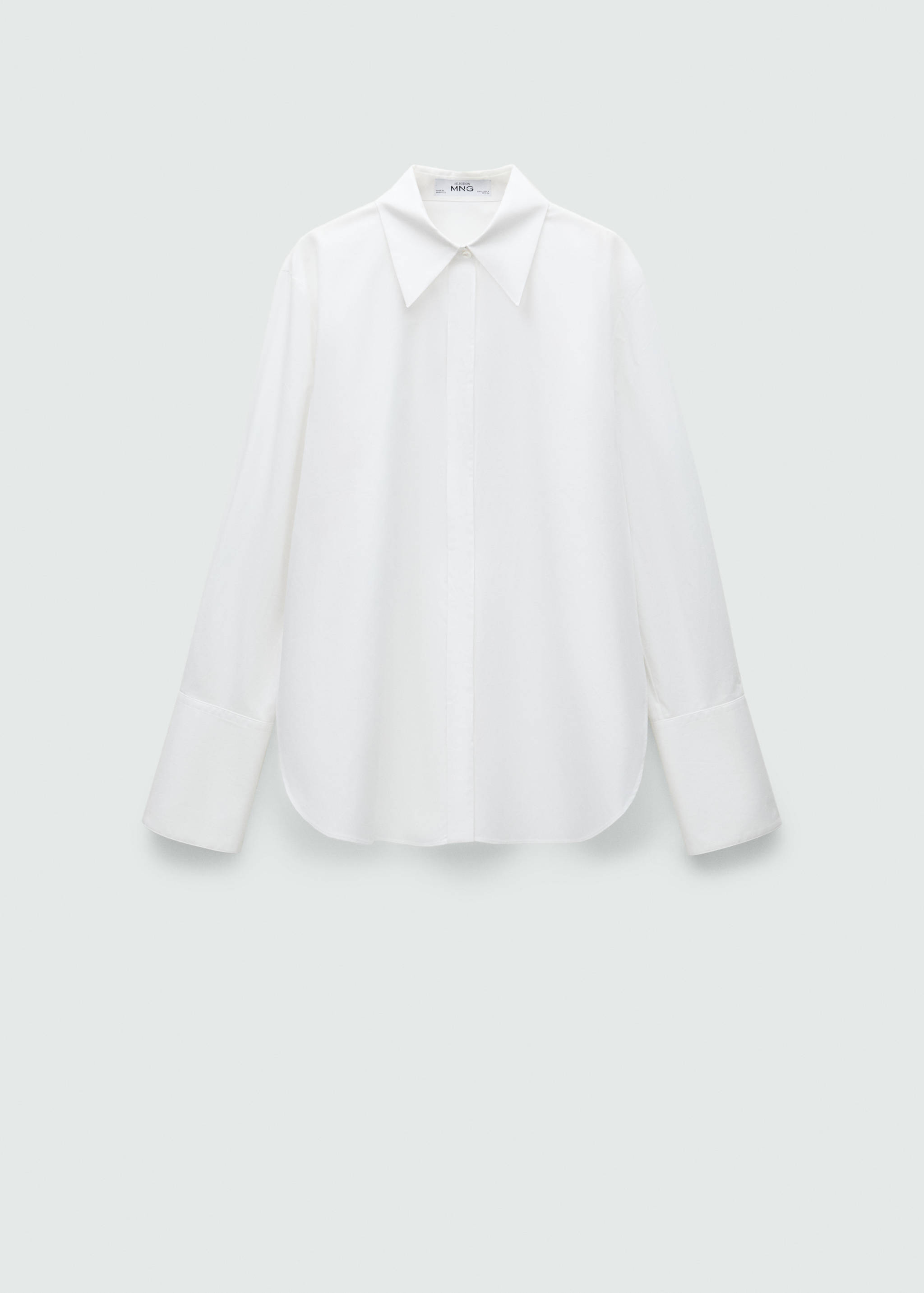 Oversized-Hemd aus 100 % Baumwolle - Artikel ohne Model