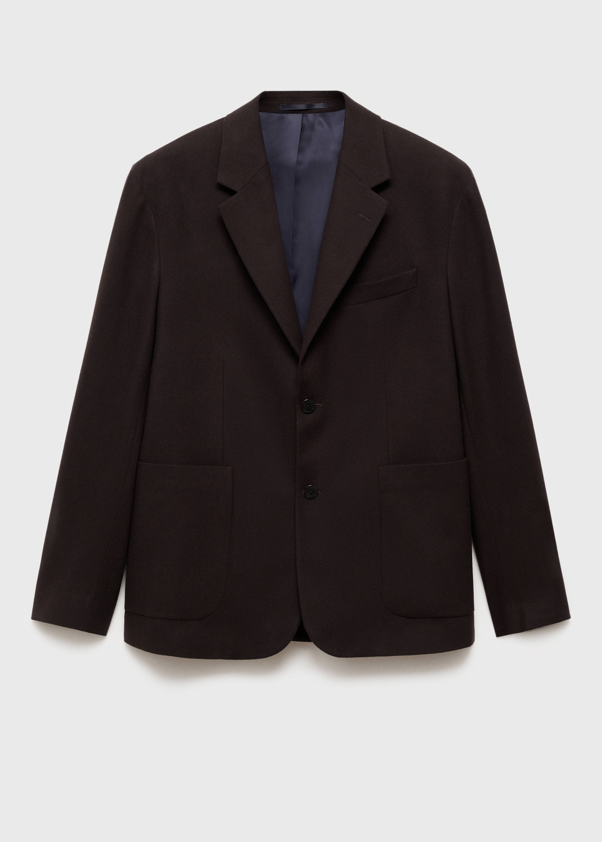 Recycled wool regular-fit jacket - Article without model