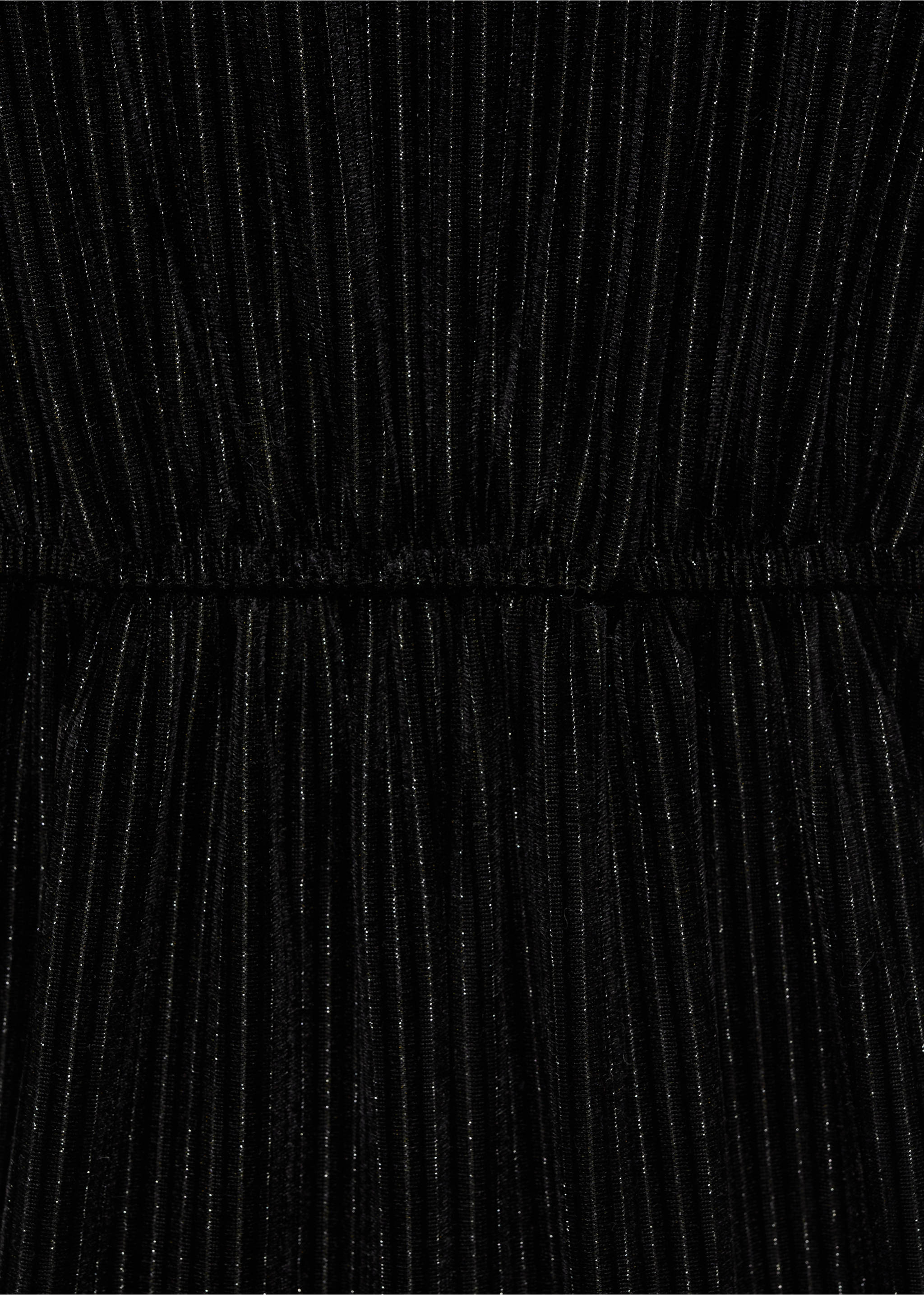 Langer Lurex-Overall - Detail des Artikels 8, Schwarz. Ref: 77099232-00.