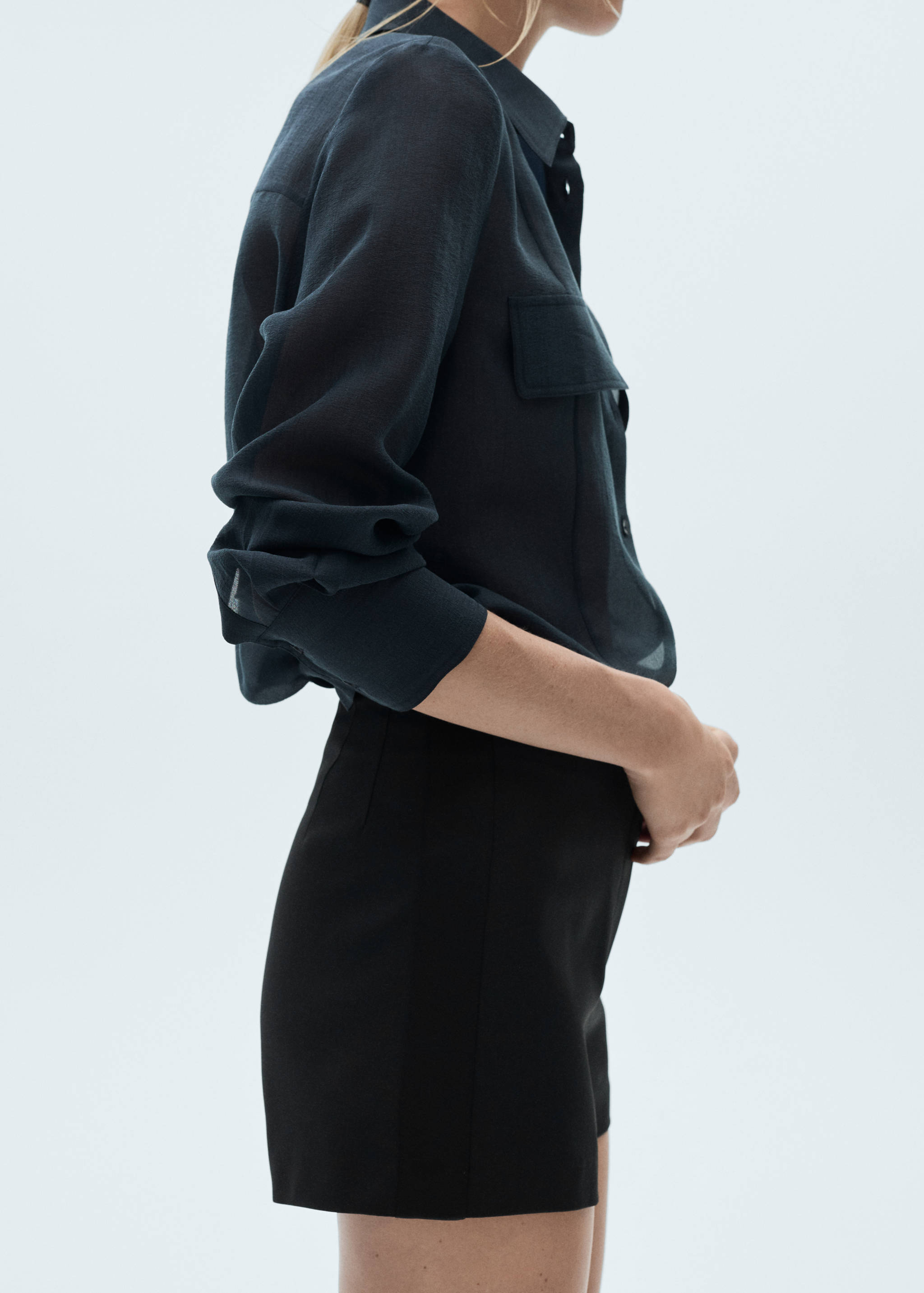 Shorts rectos tiro alto - Detalle del artículo 6