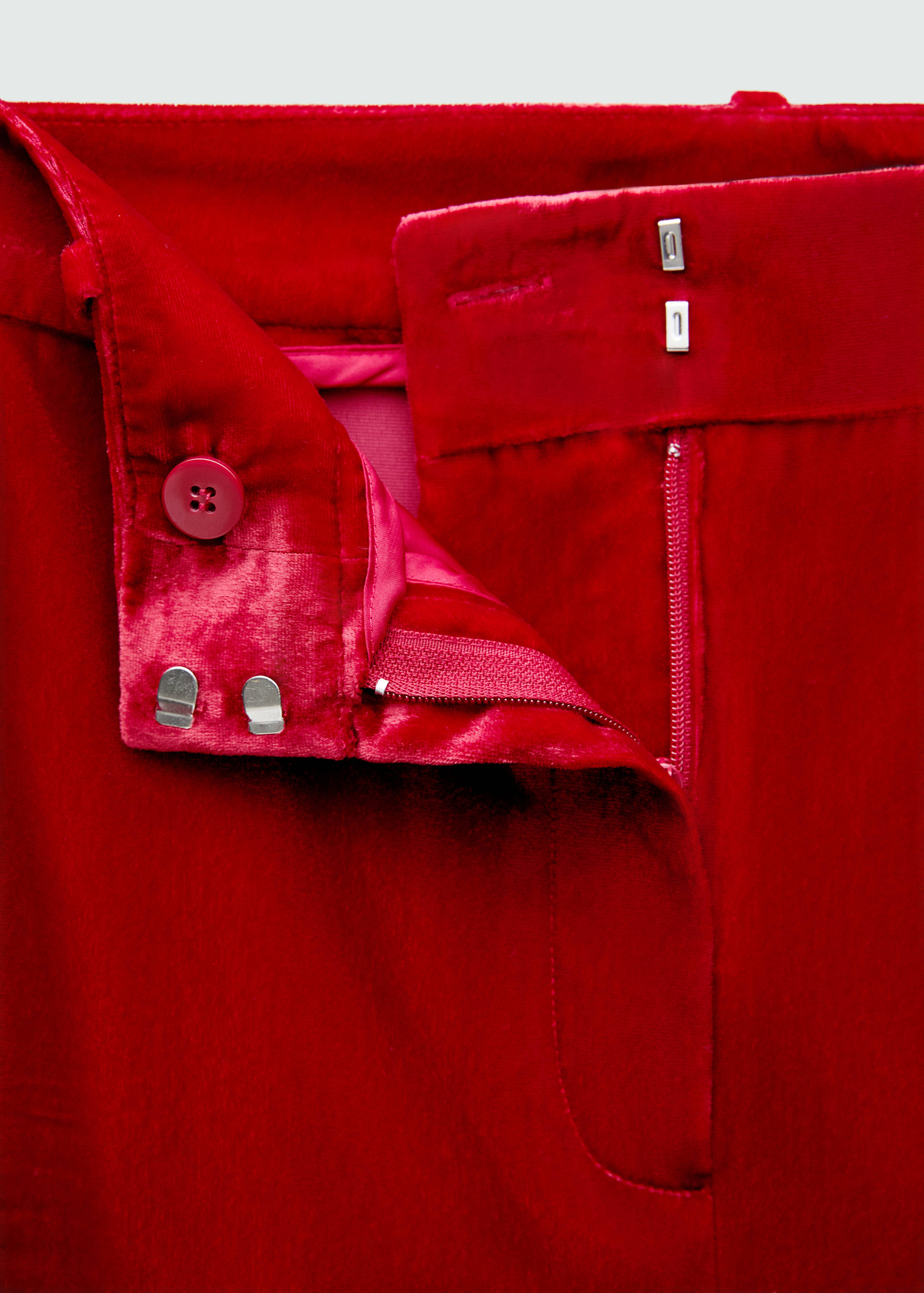 Pantaloni de costum din catifea - Detaliu al articolului 0