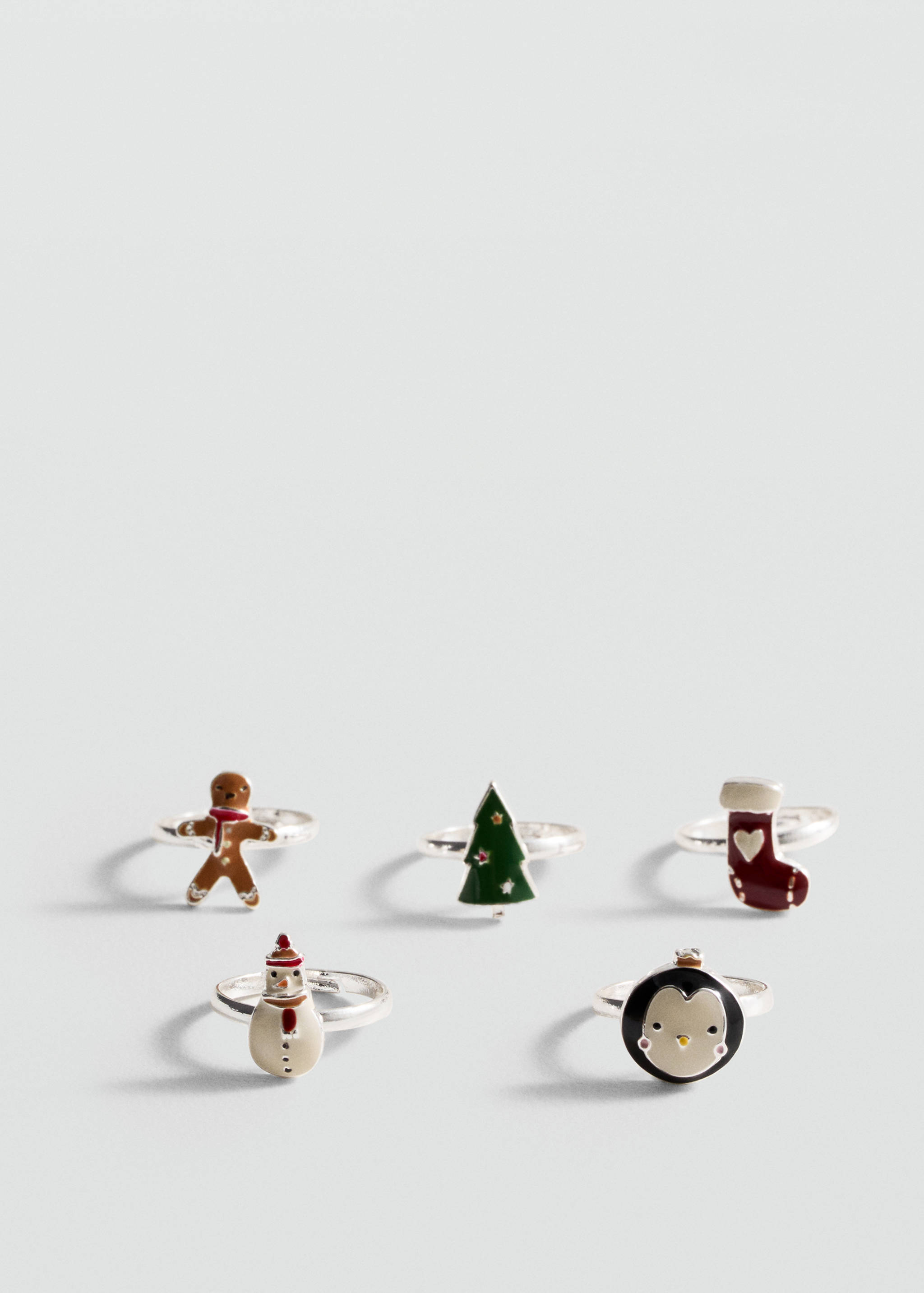 Pack 5 anillos navideños - Plano medio