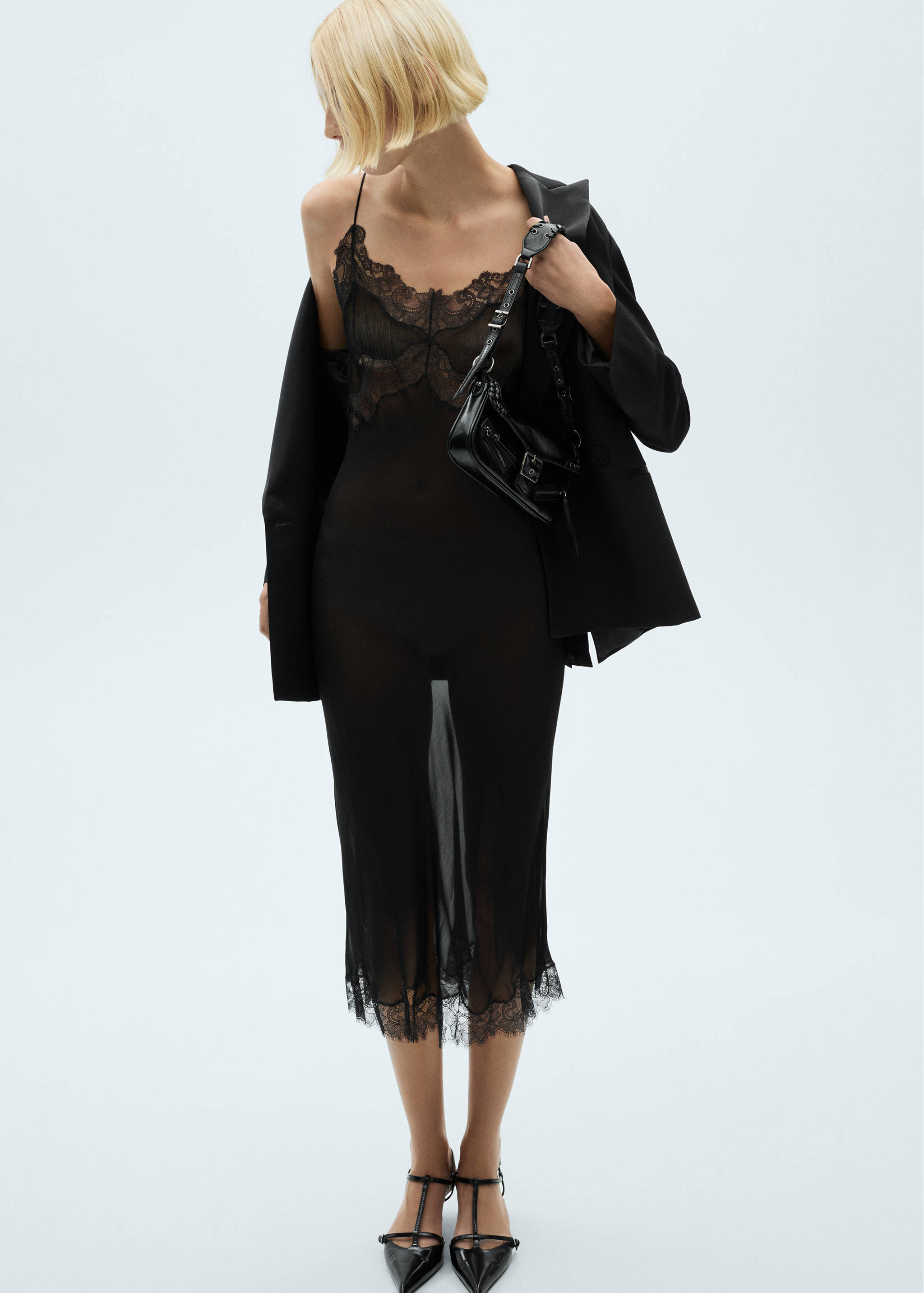 Blazer costume revers satinés - Détail de l'article 2