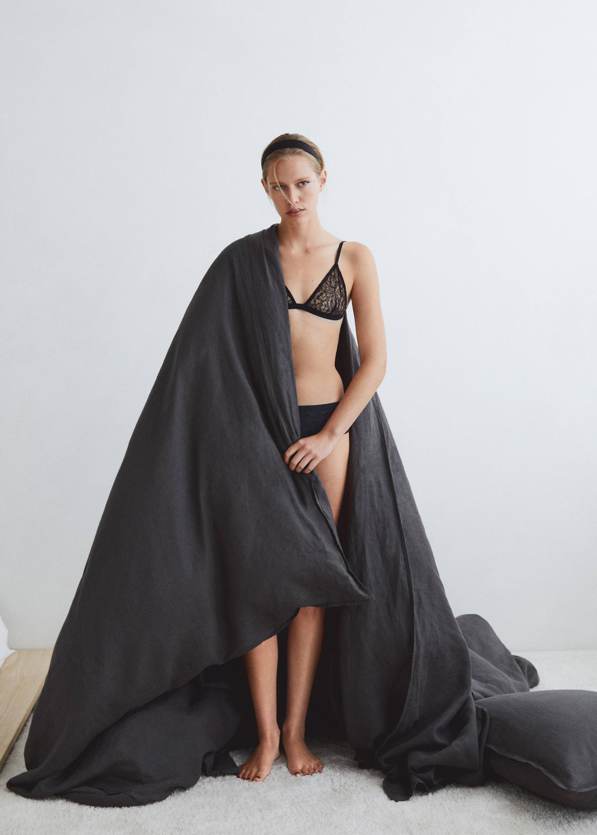 100% linen duvet cover for king bed - Details of the article 7