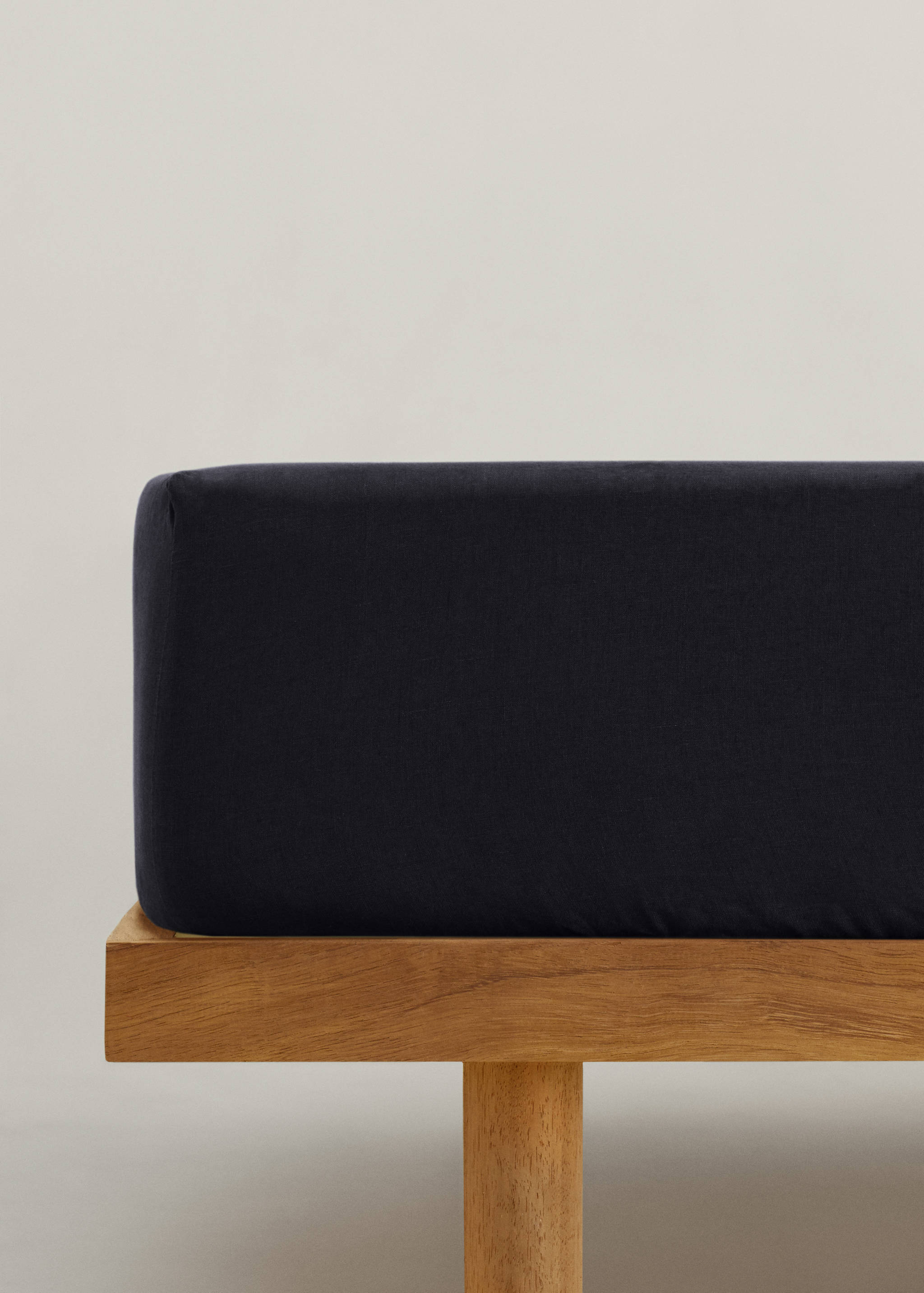 Spannbettlaken aus 100 % Leinen für 135 cm Bett - Artikel ohne Model