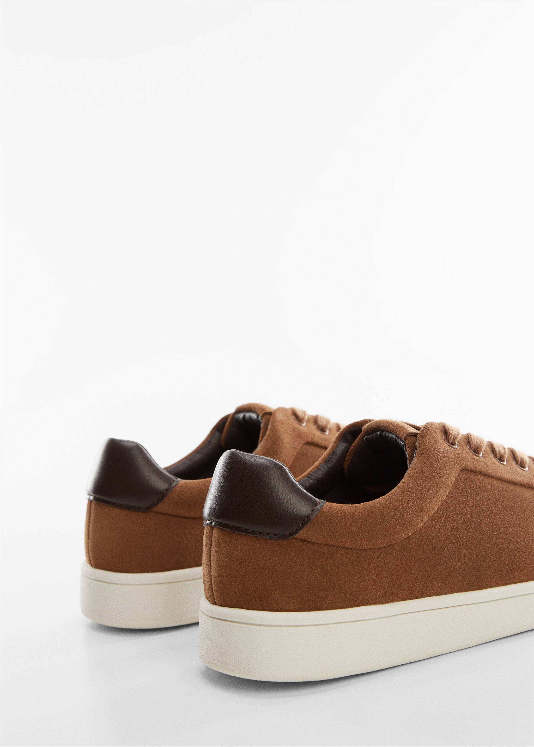 Lace-up leather sneakers - Details of the article 1, Chocolate. Ref: 77144392-00.