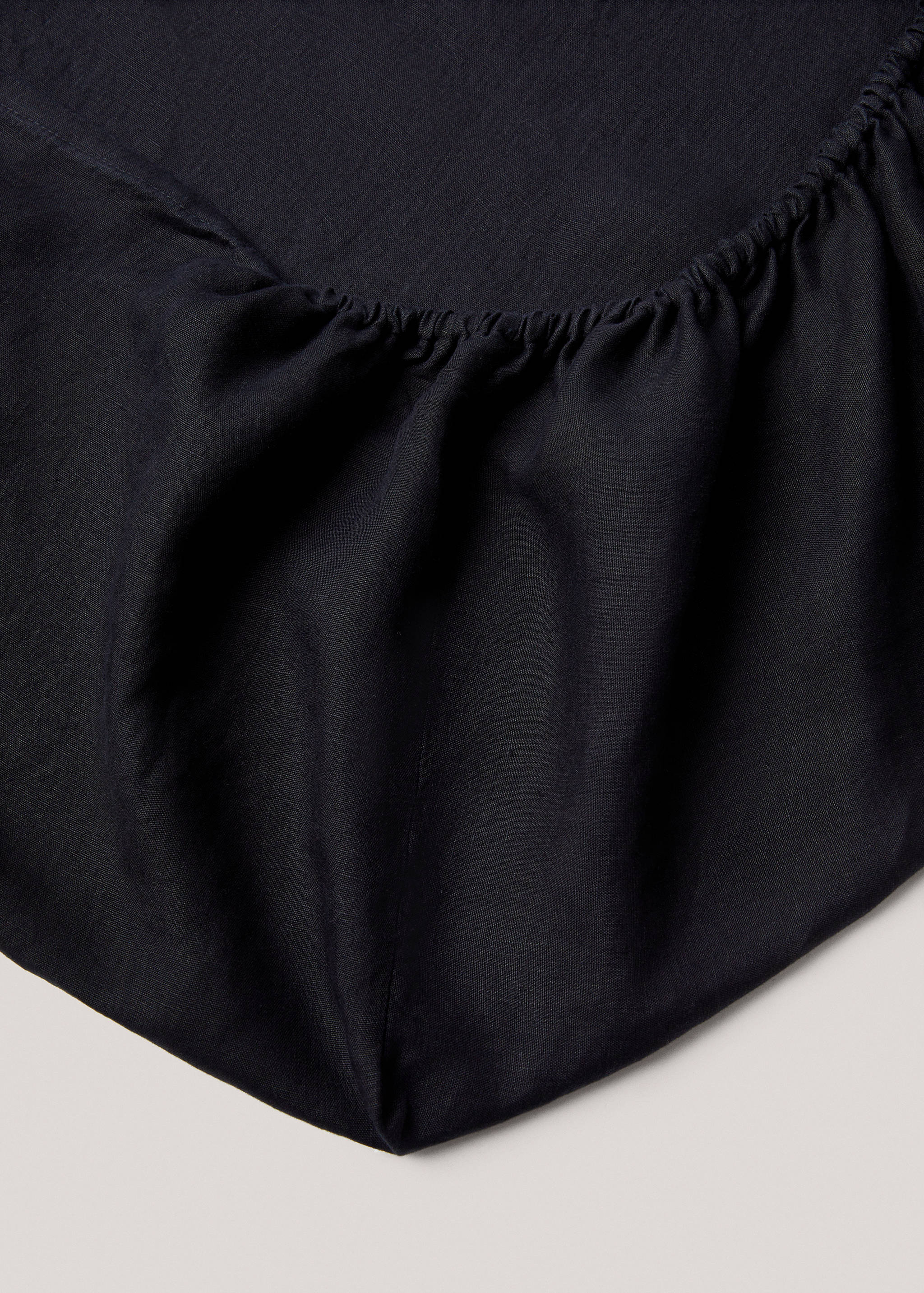 100% linen fitted sheet 150cm - Details of the article 2
