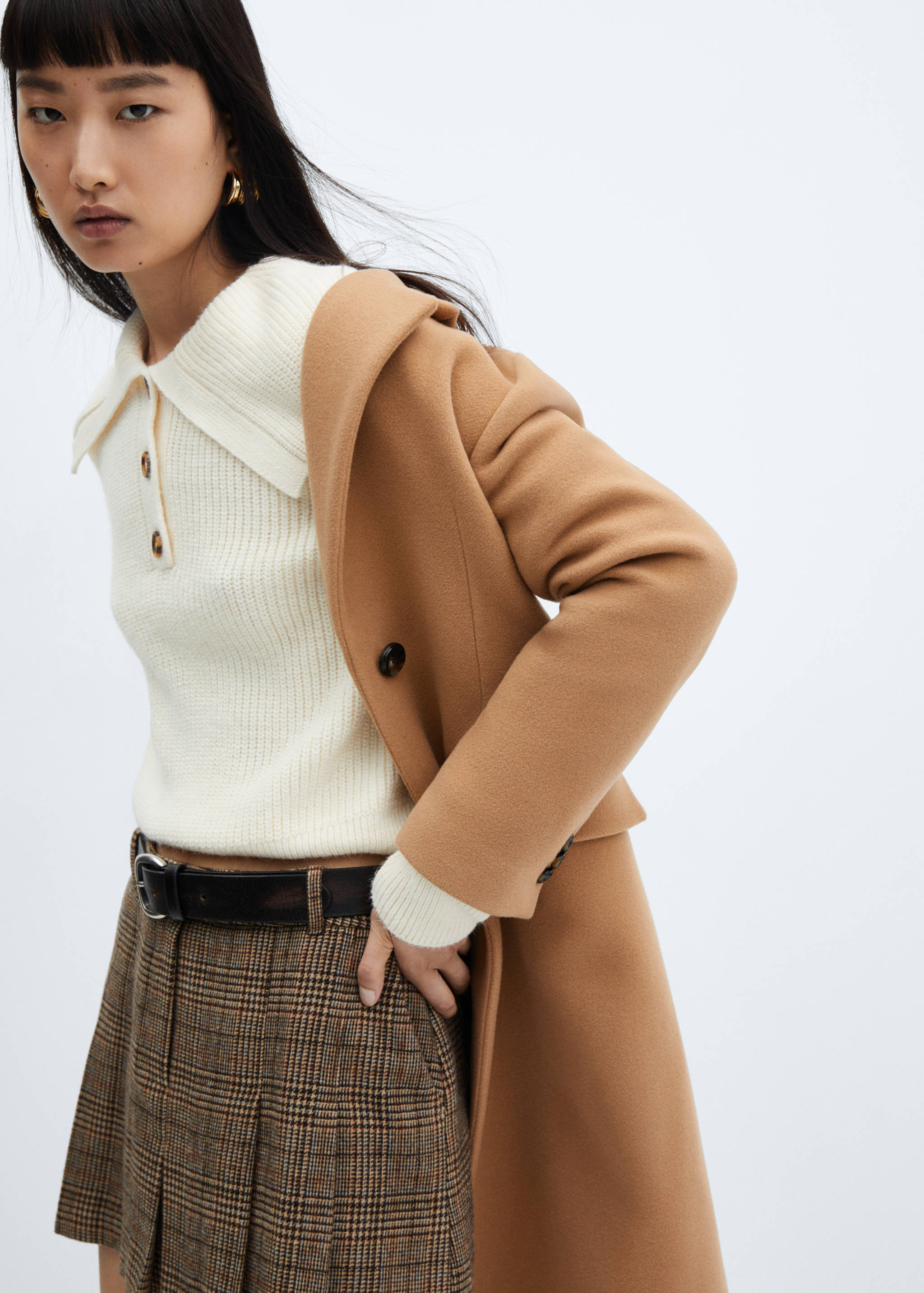 Midi-jas van scheerwol - Detail van het artikel 2