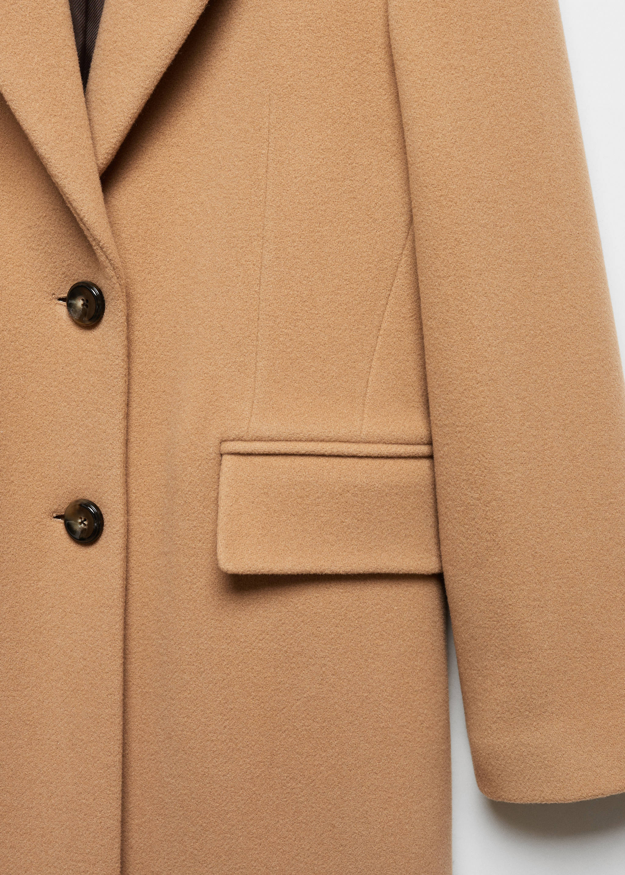 Midi-jas van scheerwol - Detail van het artikel 8