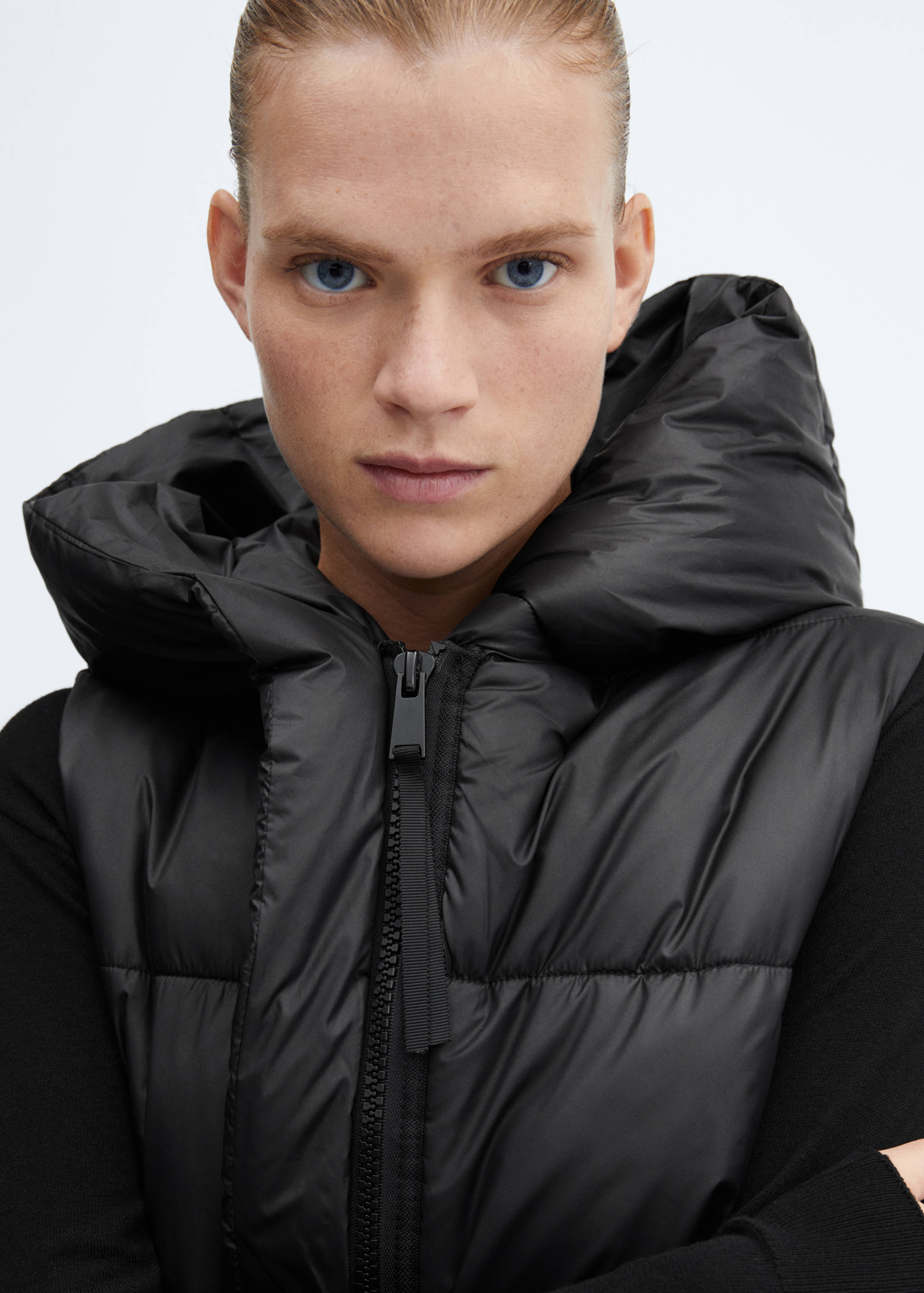 Long puffer vest - Details of the article 6