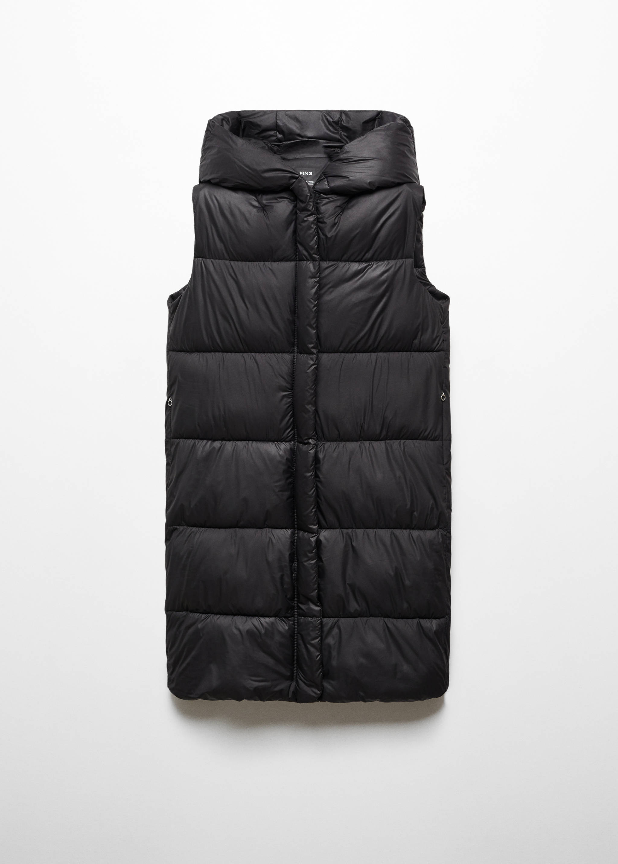 Long puffer vest - Article without model