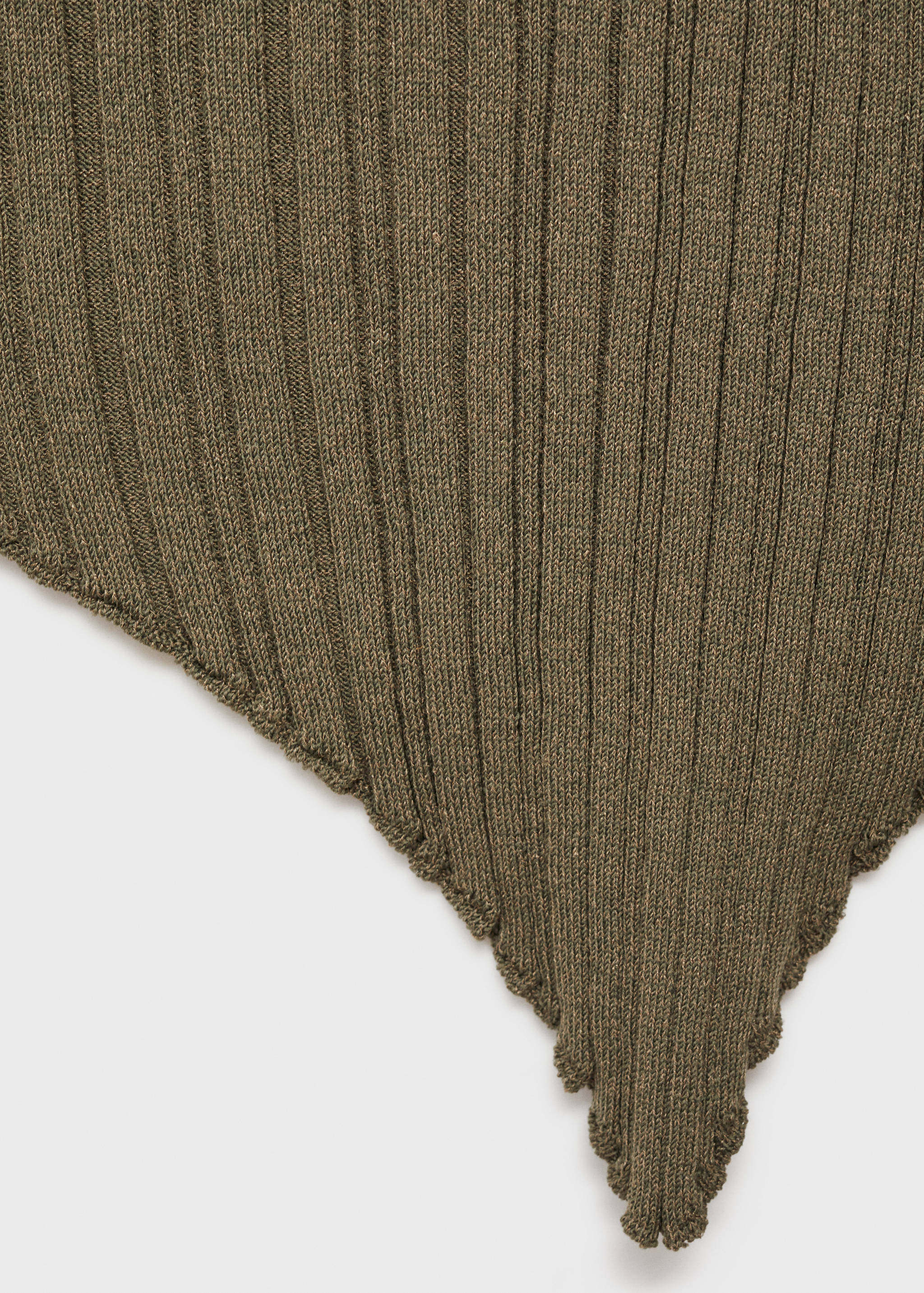 Ribbed Asymmetric sweater - Details of the article 0