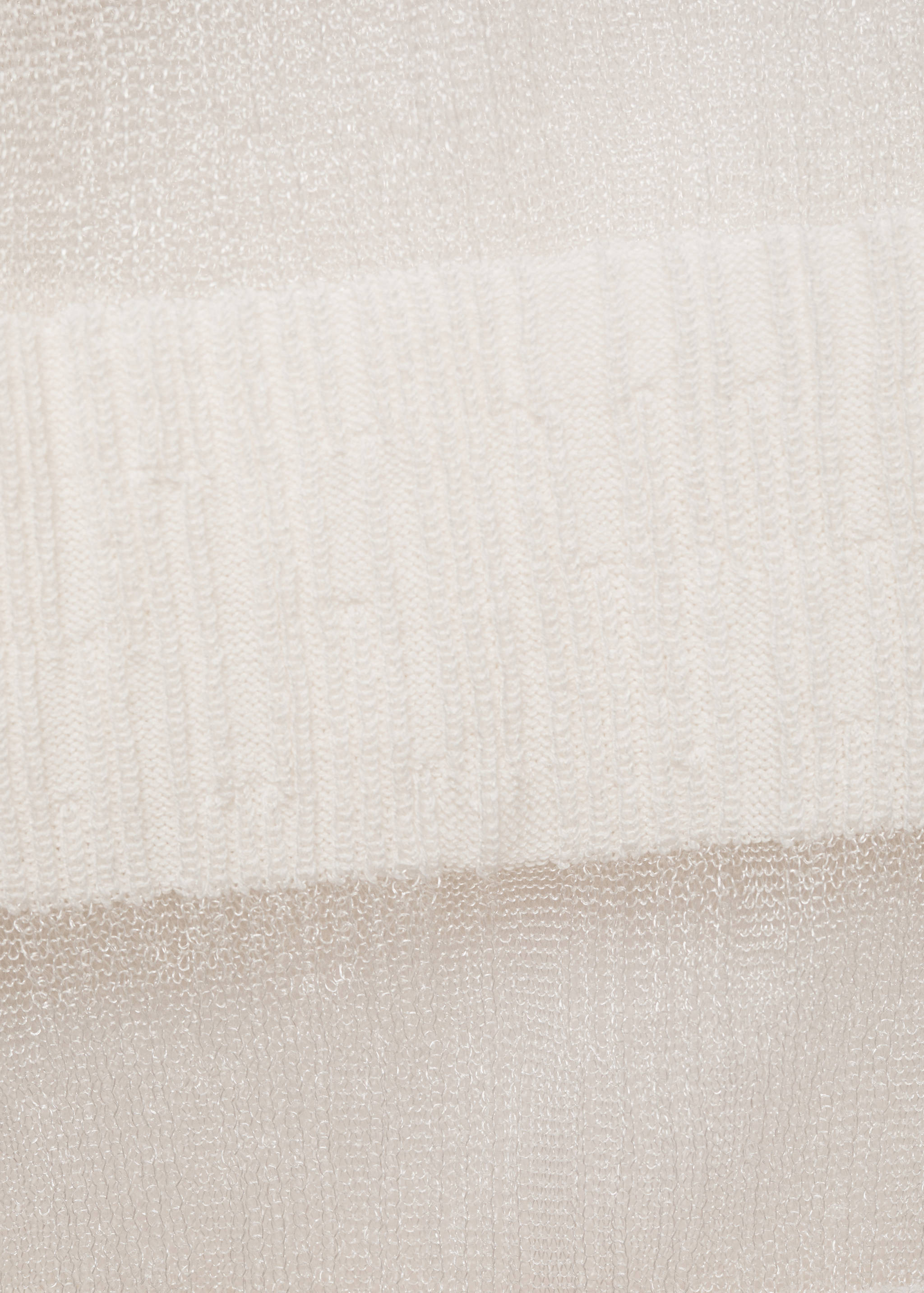 Semitransparent textured cardigan - Details of the article 0