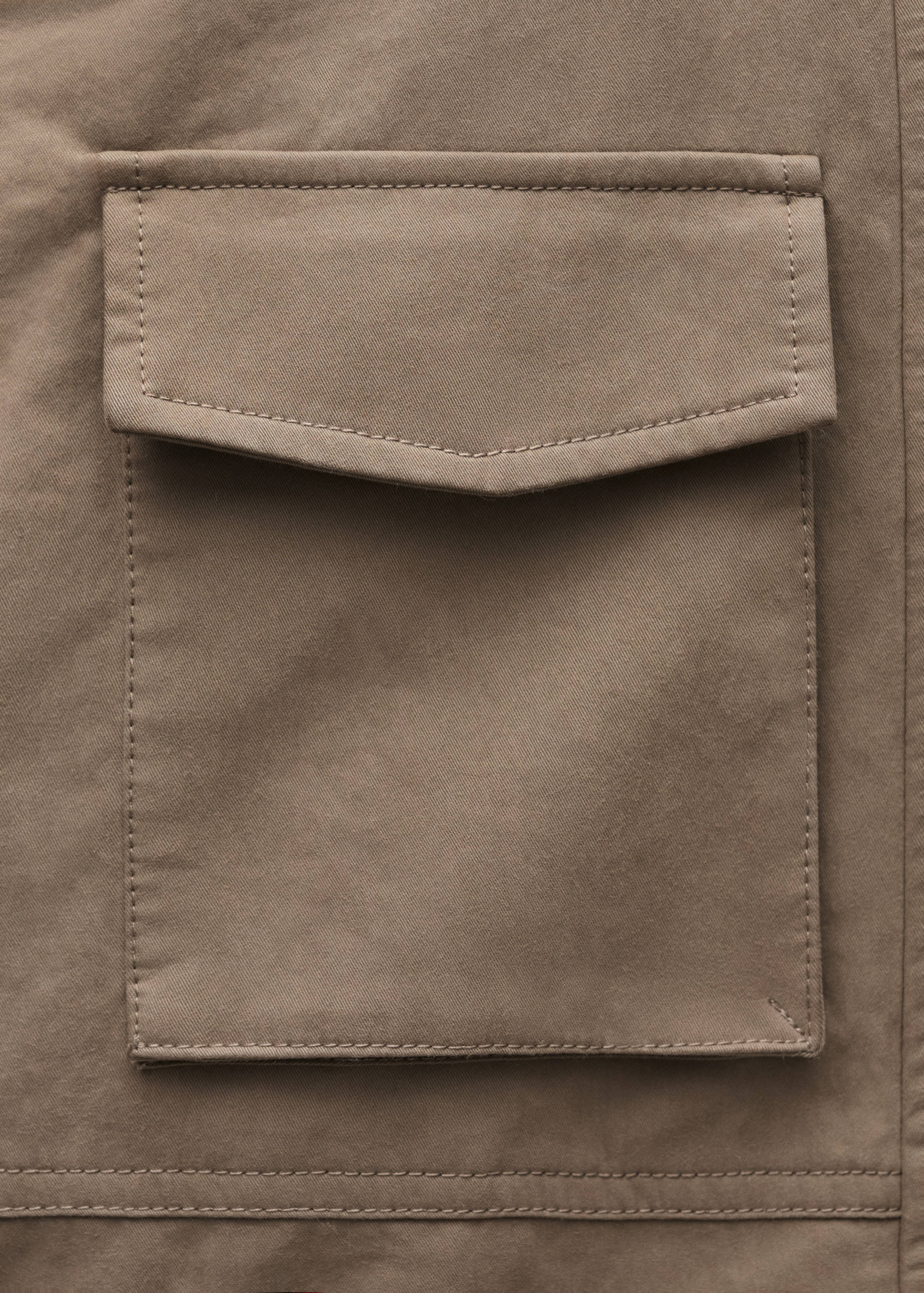 Parka met zakken en hoge kraag - Detail van het artikel 0