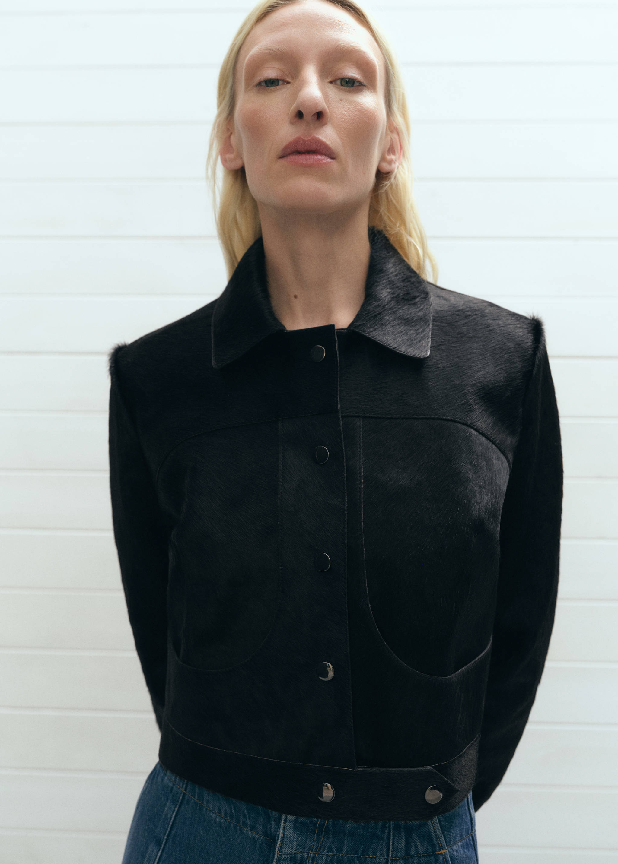 Kurtka ze skóry z włosiem - Szczegóły artykułu 1