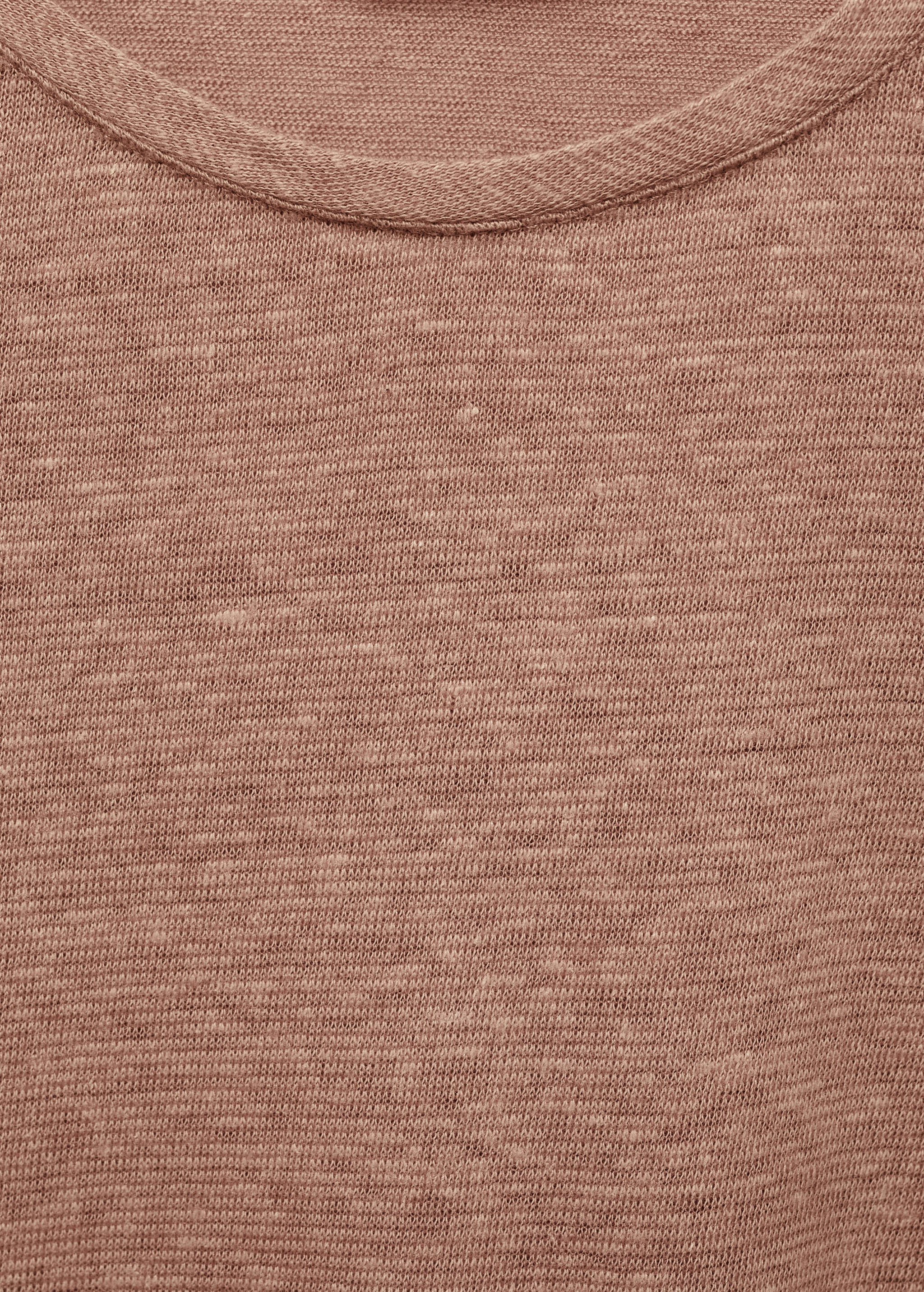 Regular-fit linen t-shirt - Details of the article 8